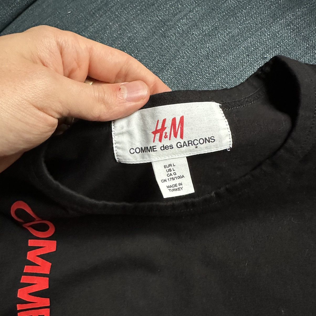 Comme des Garcons × H&M Rare SS08 Comme des Garçons CDG x H&M Graphic Shirt Size US M / EU 48-50 / 2 - 5 Thumbnail