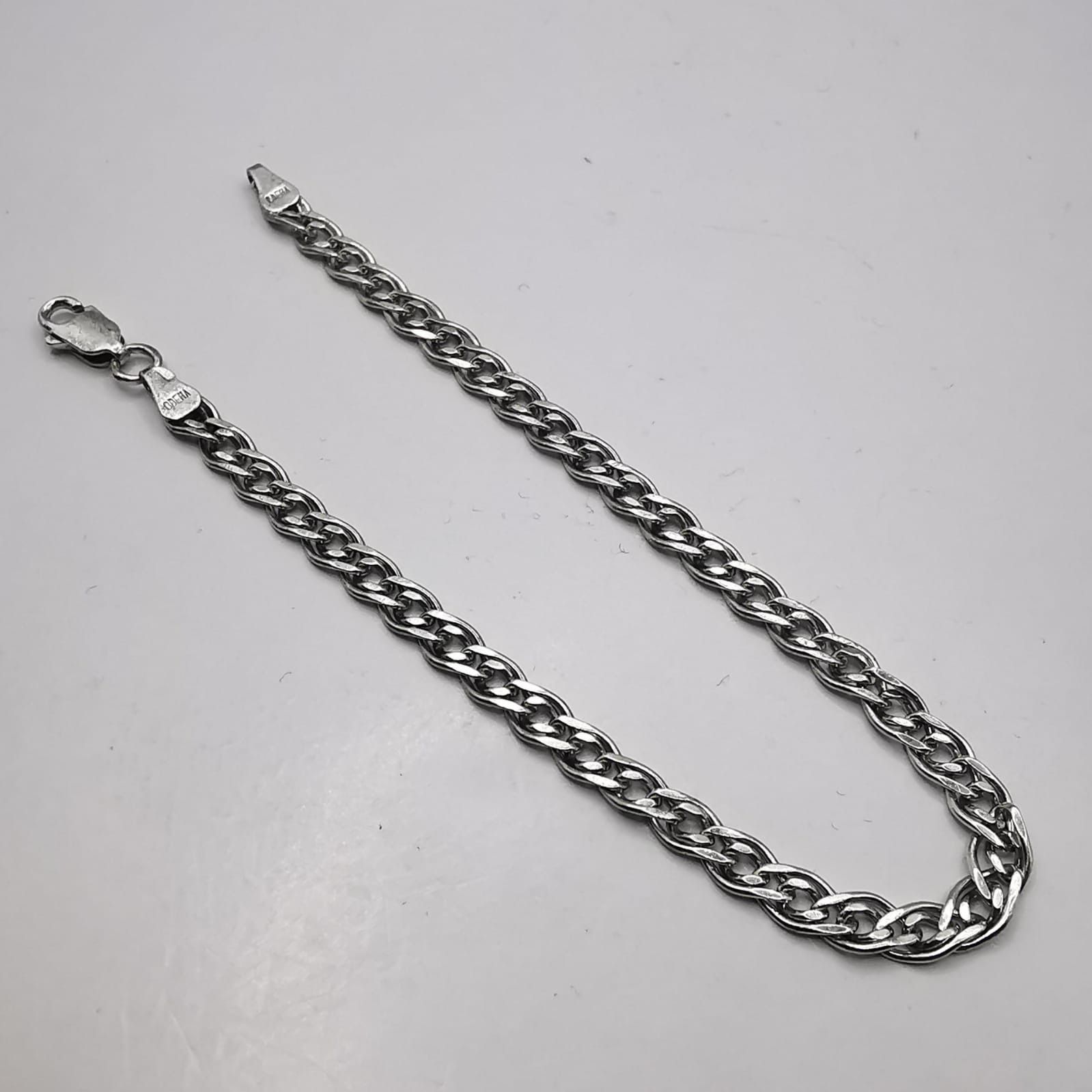 Sterling Silver Vintage Bracelet Jewelry,925 Sterling Silver seal, 5,67g Size ONE SIZE - 2 Thumbnail
