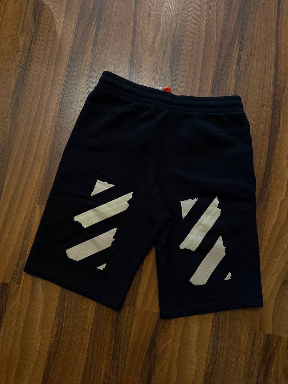 Off-White Off White Black Shorts Logo Size US 33 - 2 Thumbnail