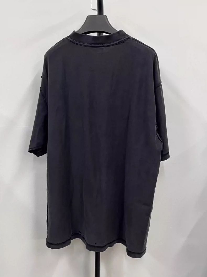 Balenciaga Balenciaga Logo Solid Short Sleeve T-Shirt Size US M / EU 48-50 / 2 - 2 Thumbnail