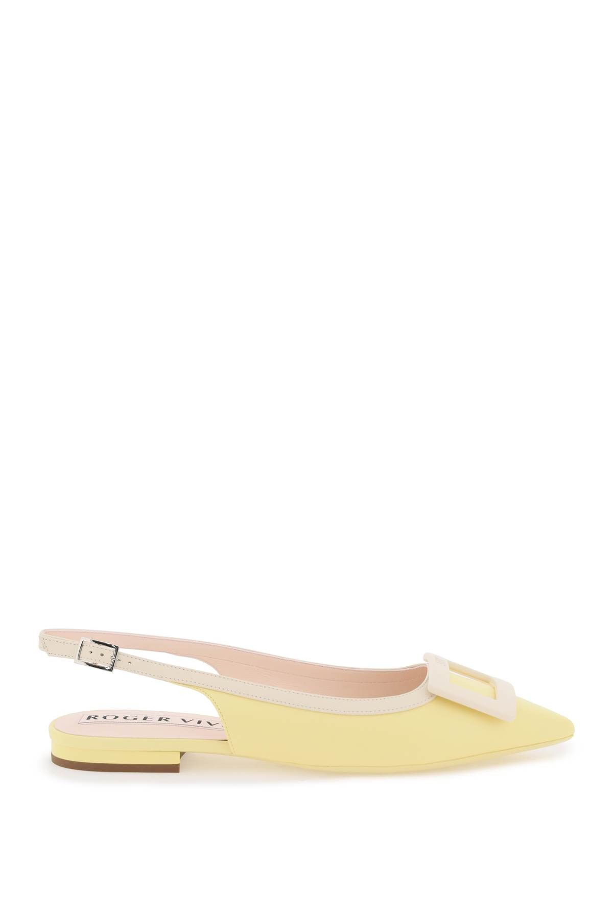 image of Roger Vivier Slingback Ballerina Flats in Etoile Cire, Women's (Size 8)