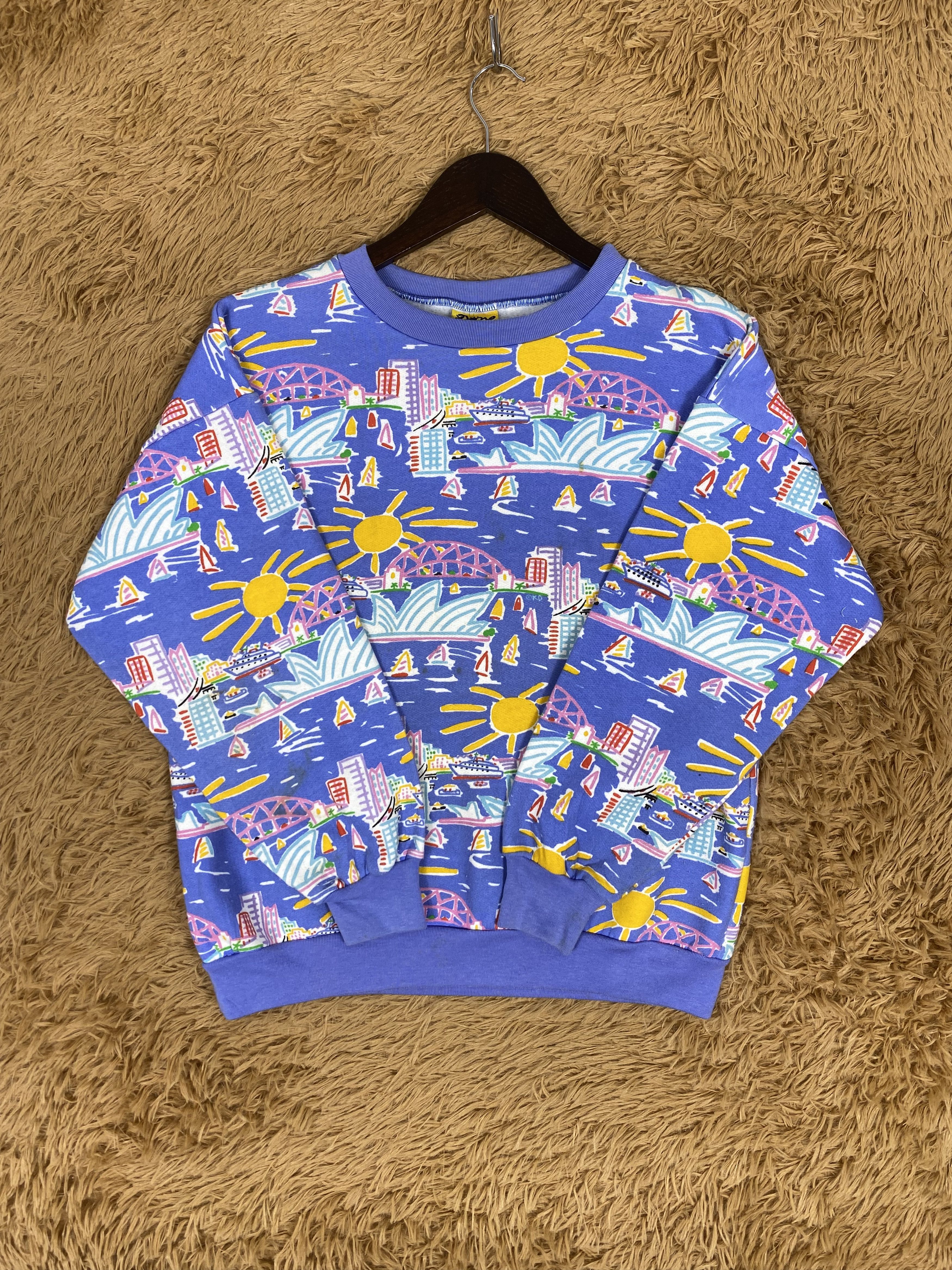 Japanese Brand Vintage Japanese Brand Nice Pattern Sweatshirts PS0003 Size US S / EU 44-46 / 1 - 2 Thumbnail