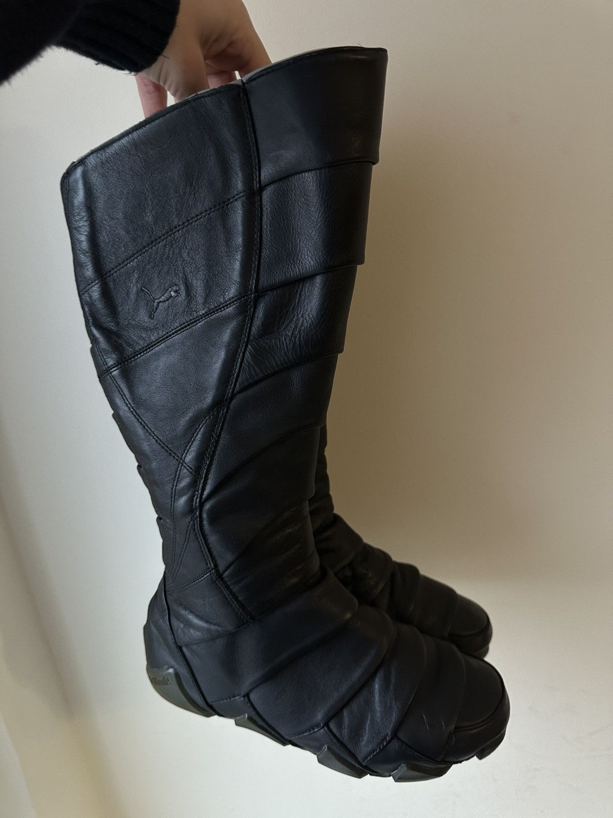Puma Puma Satori Alto (2006) black leather boots Size US 9 / IT 39 - 7 Thumbnail