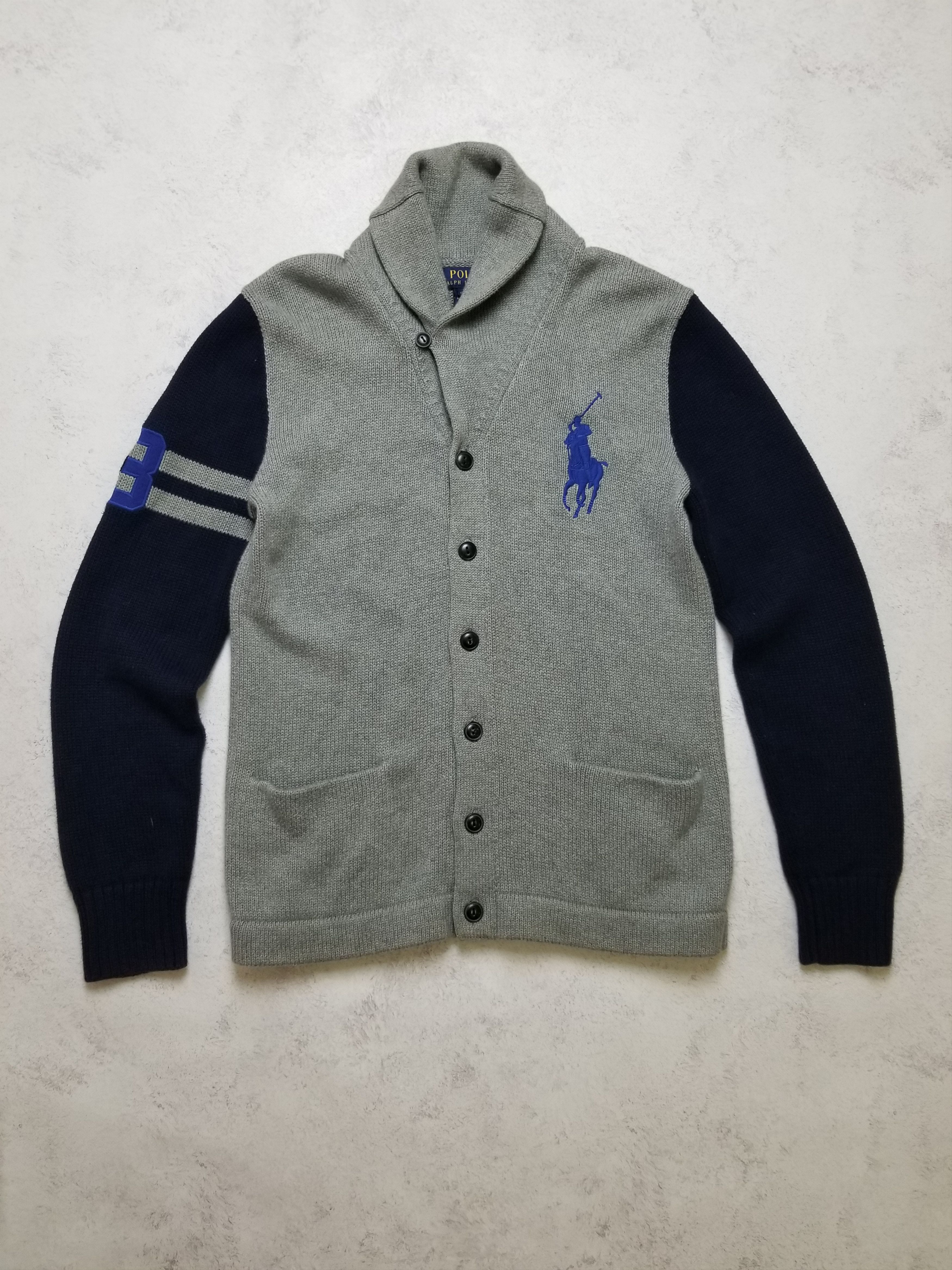 Polo Ralph Lauren POLO Ralph Lauren Cardigan Shawl Collar Youth XL Men's S Size US XS / EU 42 / 0 - 1 Thumbnail