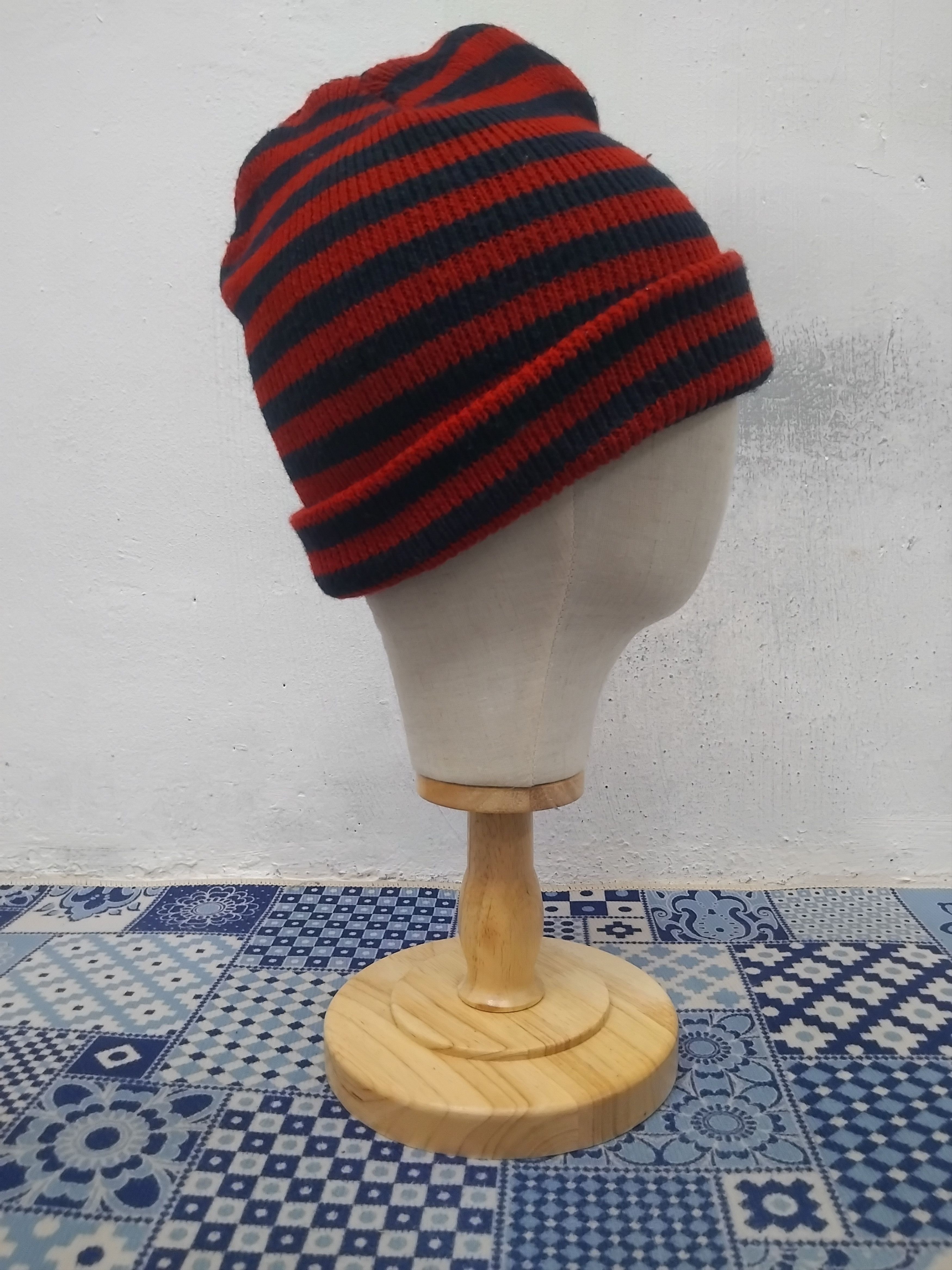 L.L. Bean 💥L.L Bean stripe red black beanie hat Size ONE SIZE - 7 Thumbnail