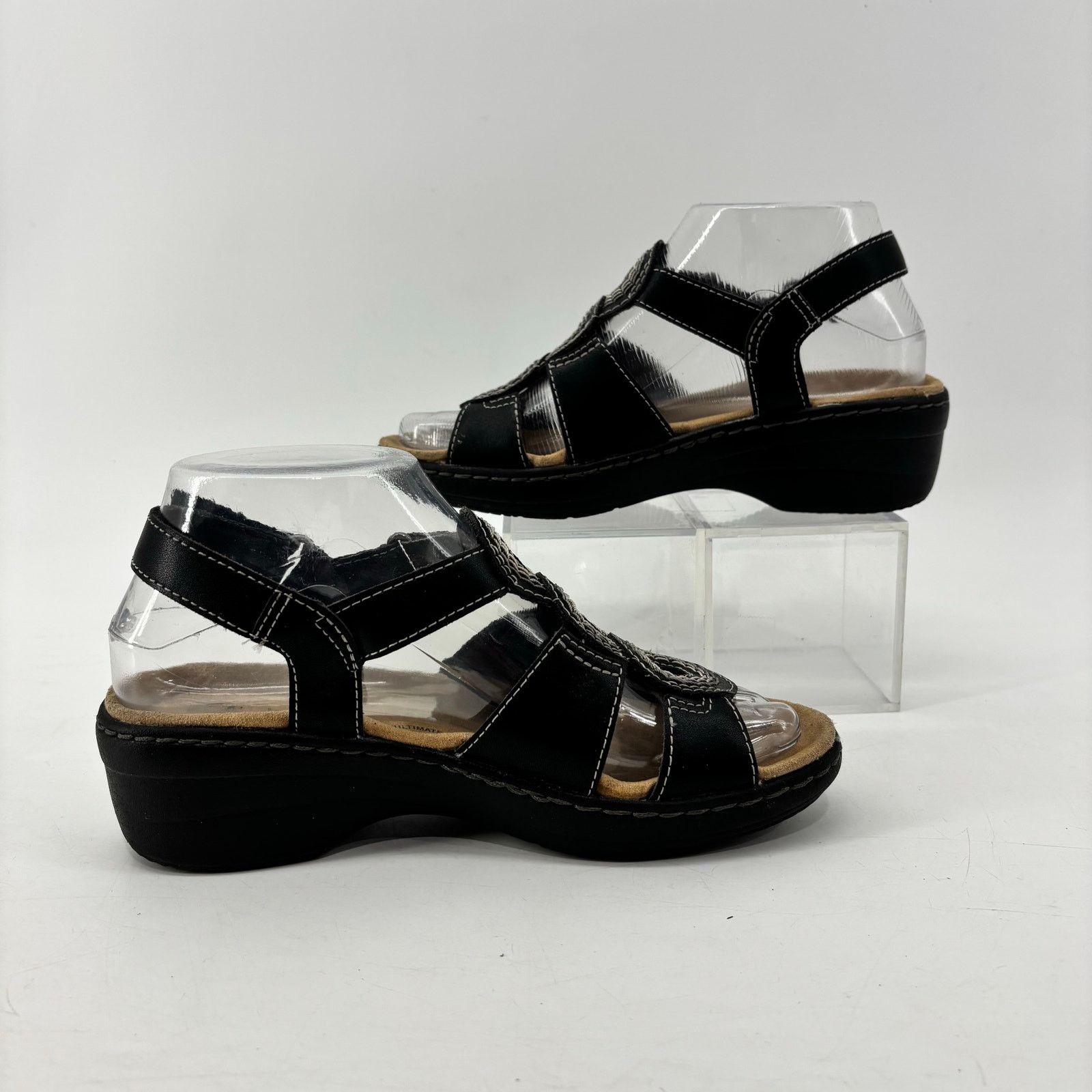 Clarks Clarks Merliah Derby Women's Size 6.5 Sandals Comfort Black Size US 6.5 / IT 36.5 - 7 Thumbnail