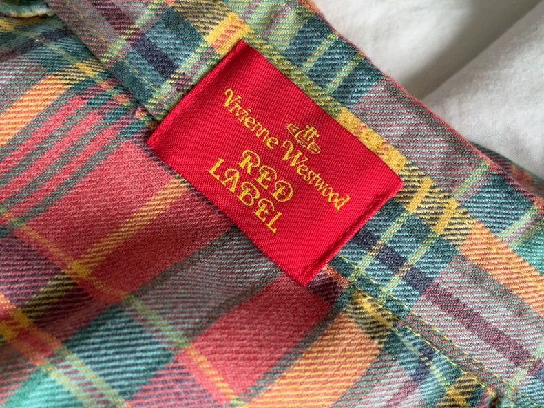 Vivienne Westwood Vivienne Westwood Vintage shirt, plaid shirt shirt Size M / US 6-8 / IT 42-44 - 7 Thumbnail