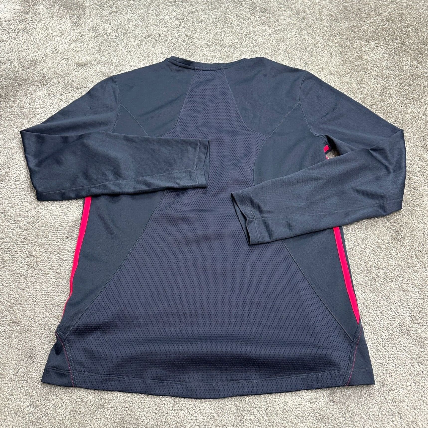 Adidas Adidas Climalite Response Active Top Womens Large Blue Round Neck Long Sleeve Size L / US 10 / IT 46 - 2 Thumbnail