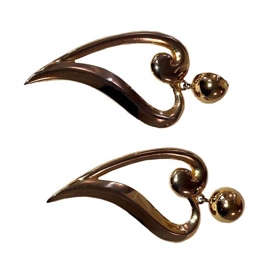 Moschino Runway Moschino Massive Heart Cut Out Earrings Size ONE SIZE - 2 Thumbnail