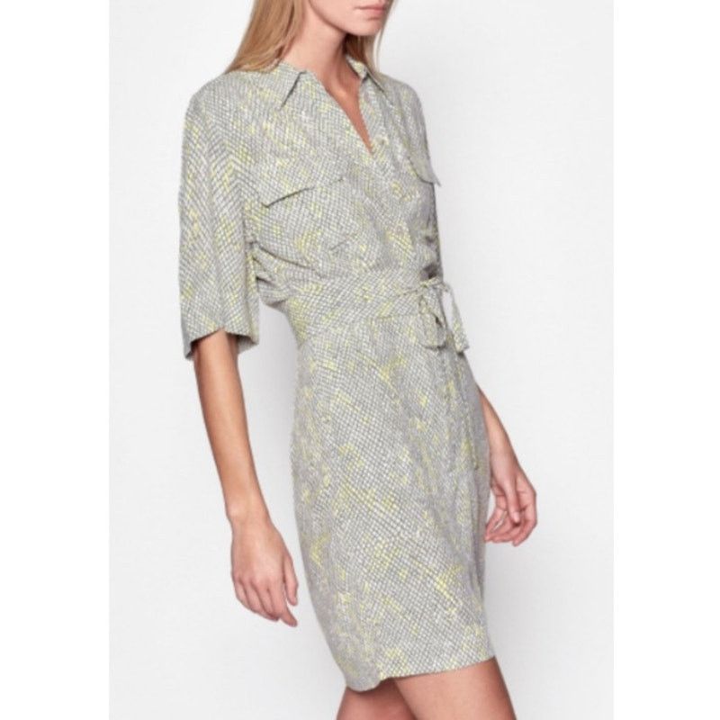Equipment Equipment Femme Axelle Reptile Short Sleeve Shirt Dress Size S / US 4 / IT 40 - 11 Thumbnail