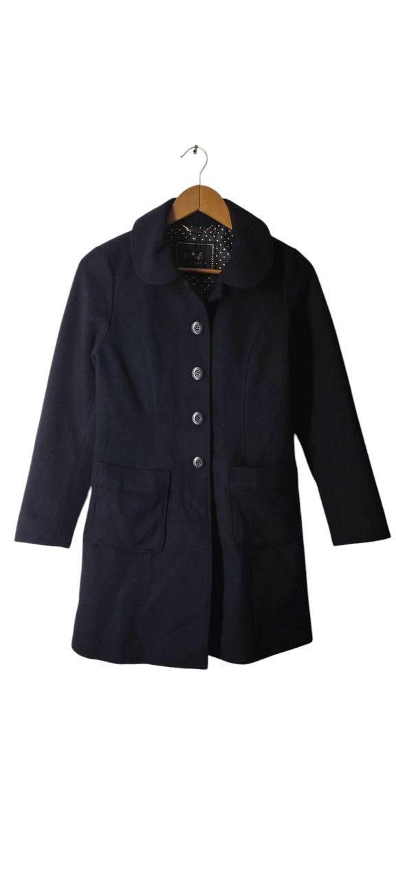 agnes b. VINTAGE AGNES B. WOOL LONG COAT JACKET Size S / US 4 / IT 40 - 1 Thumbnail