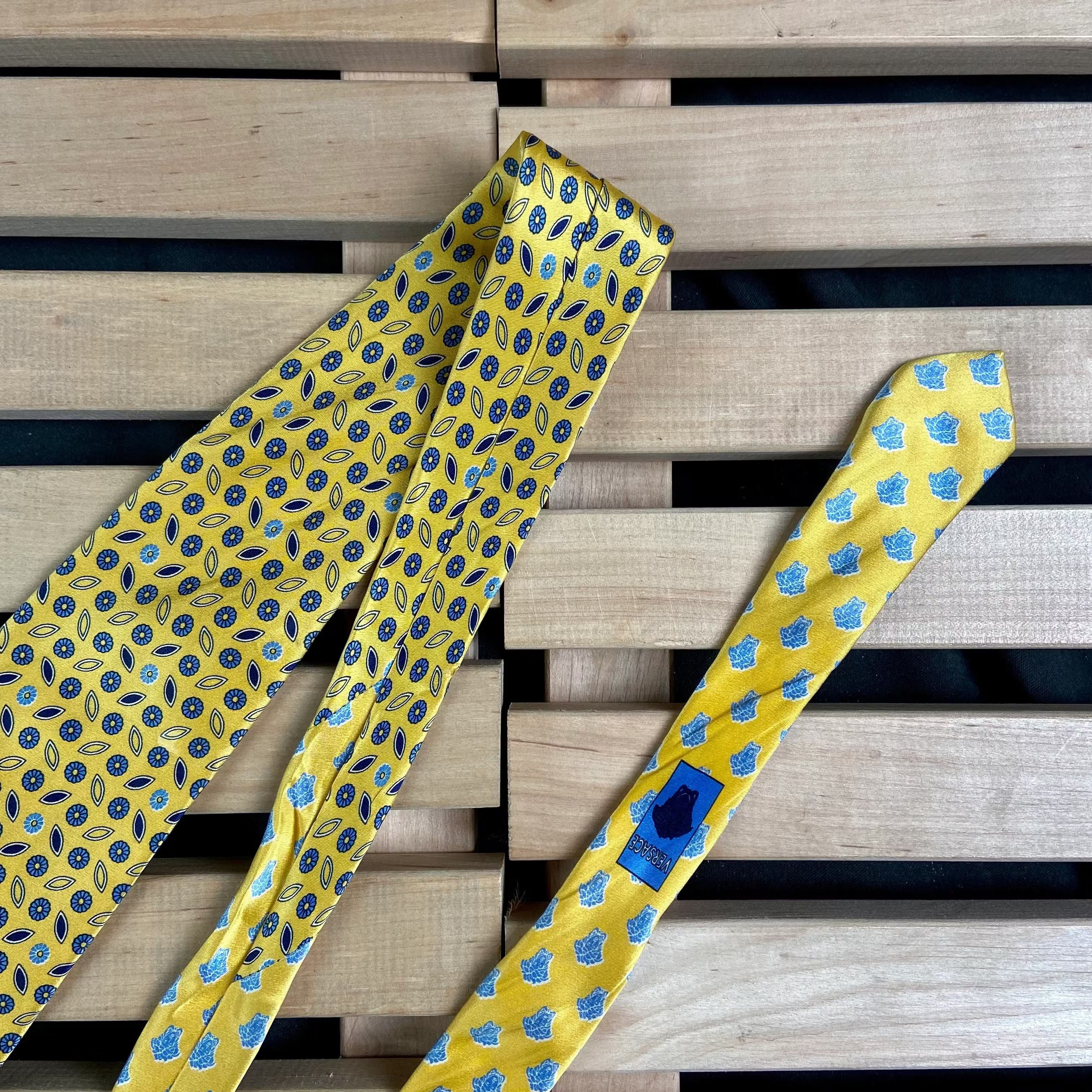 Versace Mens Tie Versace Silk Size ONE SIZE - 2 Thumbnail