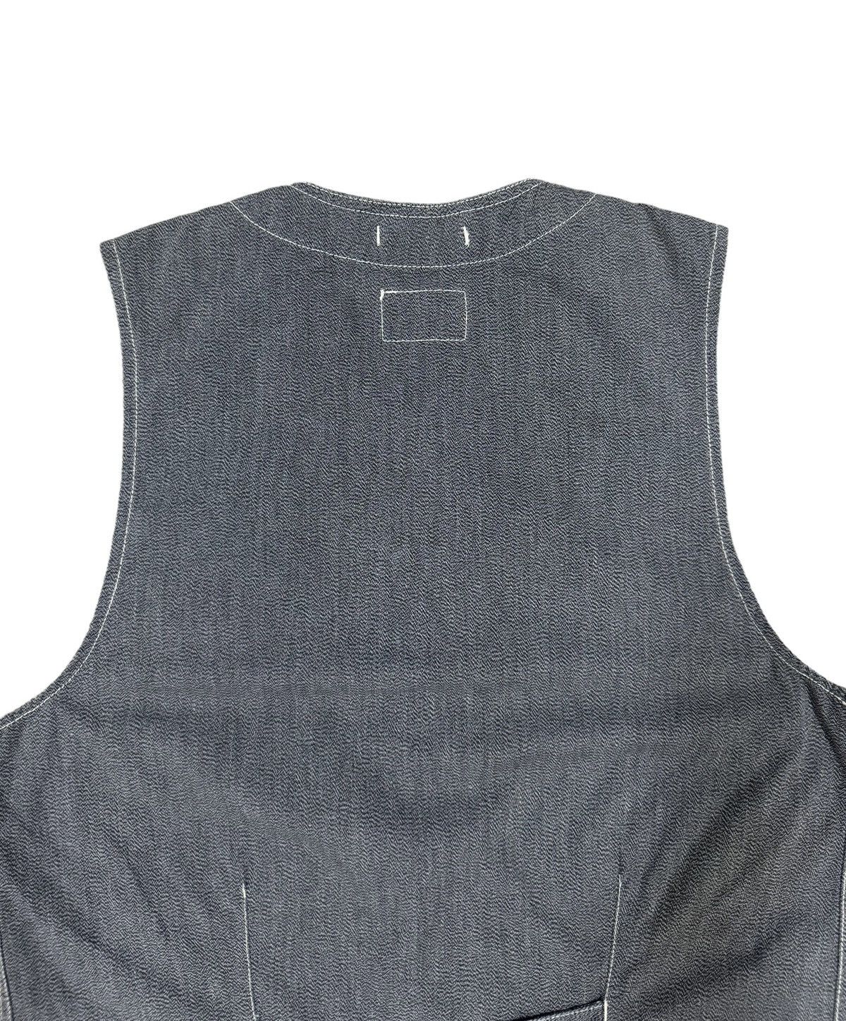 Engineered Garments Vtg🔥Engineered Garments Hbt Chambray Buckle Vest Button Vest Size 36S - 8 Thumbnail