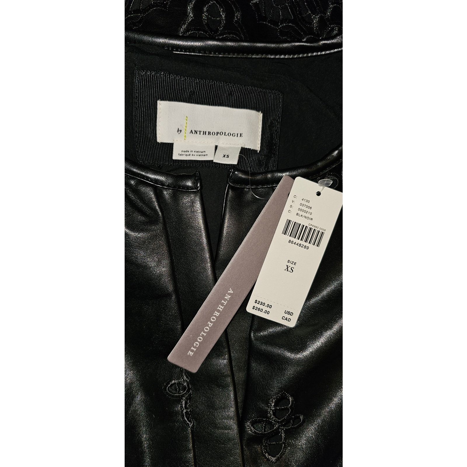 Anthropologie NWT Anthropologie The Somerset Maxi Dress: Faux Leather XS Size XS / US 0-2 / IT 36-38 - 8 Thumbnail
