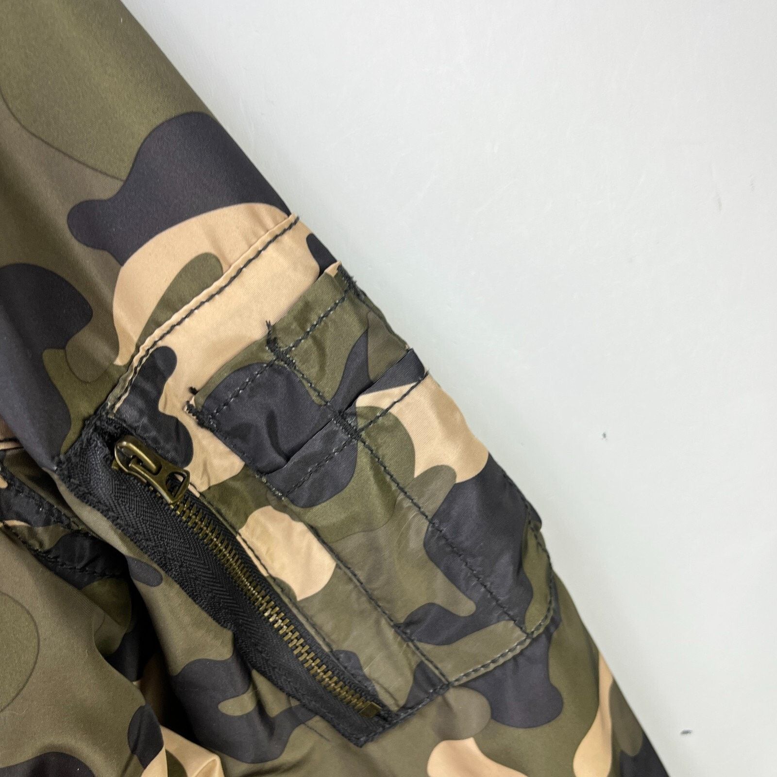 Gap × Vintage Gap Camo Flight Bomber Jacket Zip Up Medium Brand New Size US M / EU 48-50 / 2 - 4 Thumbnail