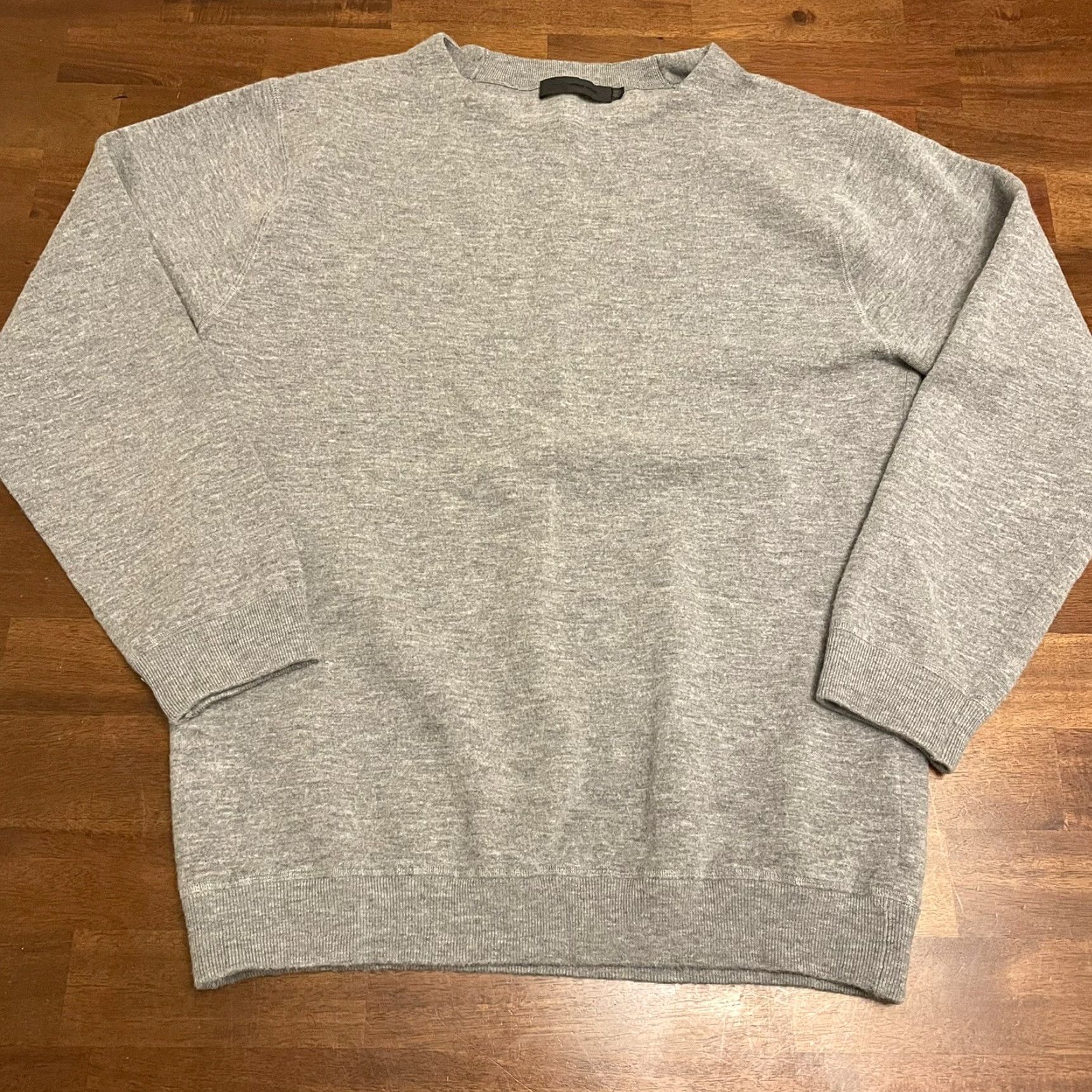 Alexander Wang Alexander Wang Sweater Wool Cashmere Gray Women L Crew Neck Pullover Knit Size L / US 10 / IT 46 - 2 Thumbnail
