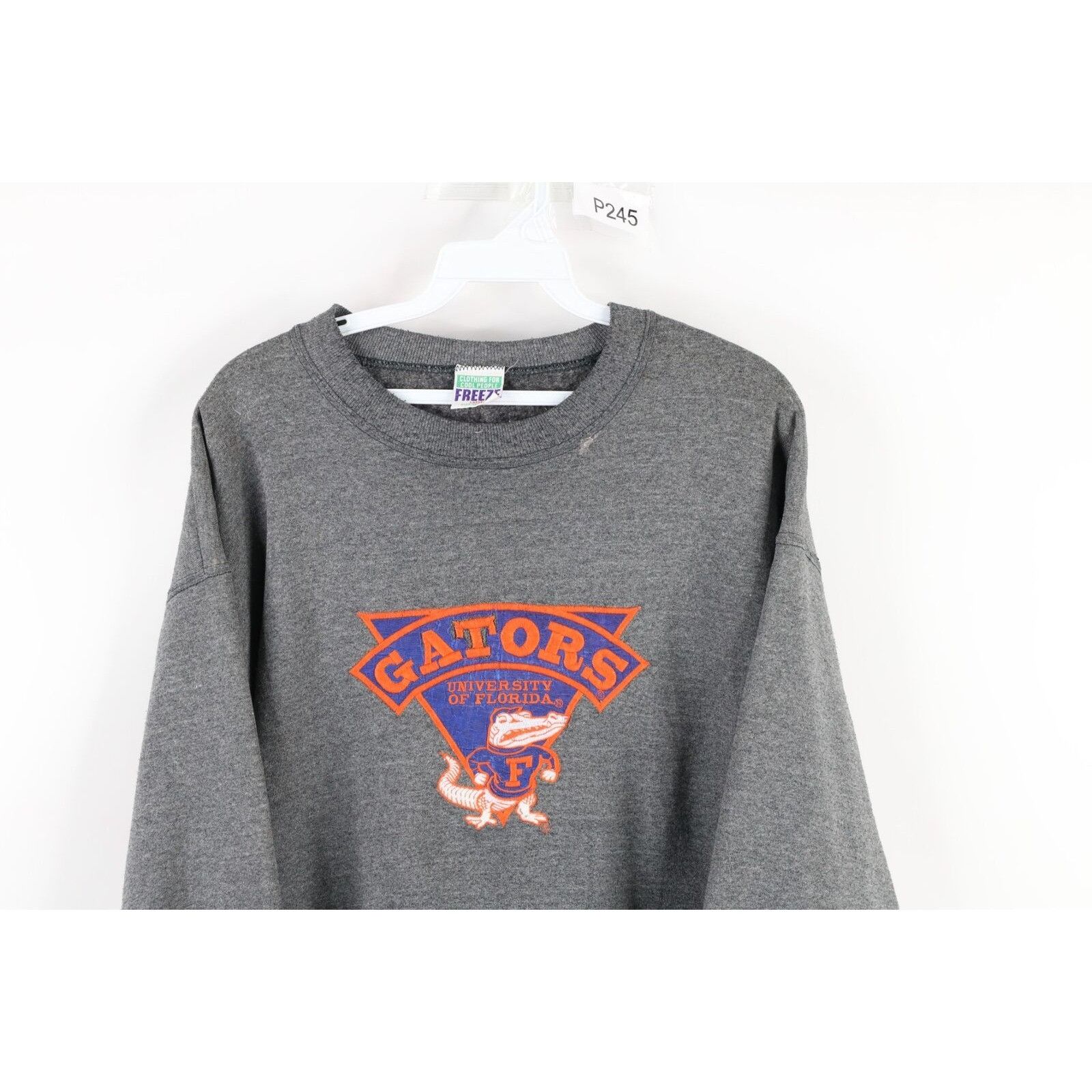 Vintage Vintage 90s Spell Out University of Florida Sweatshirt Size US L / EU 52-54 / 3 - 2 Thumbnail