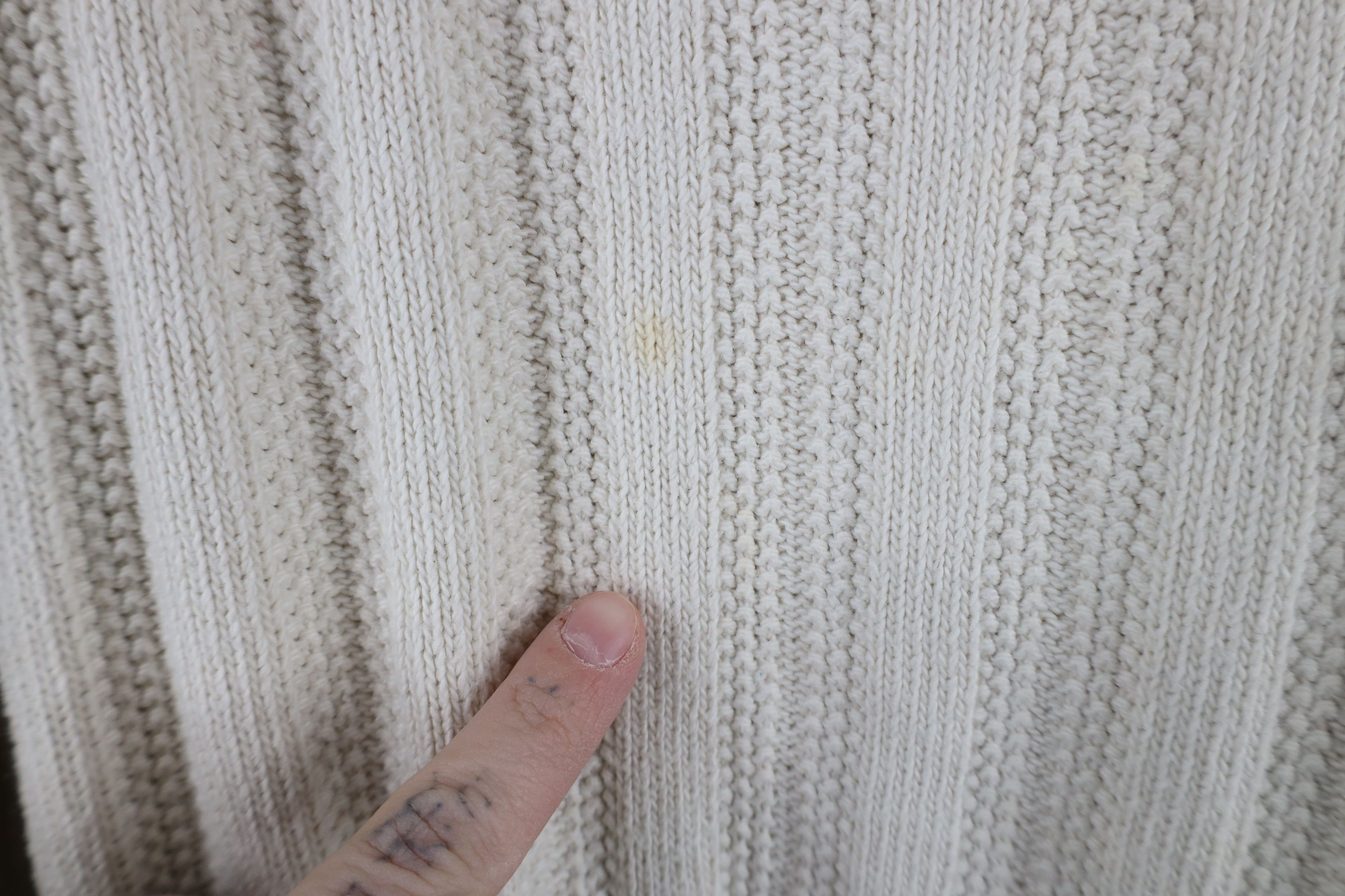 Vintage Vintage 90s Streetwear Ribbed Knit Crewneck Sweater USA Size US XXL / EU 58 / 5 - 4 Thumbnail