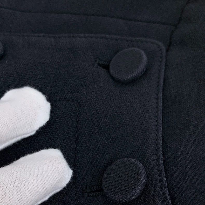 Dior Dior Black side button cotton round neck short-sleeved dre Size XXS / US 00 / IT 34 - 7 Thumbnail