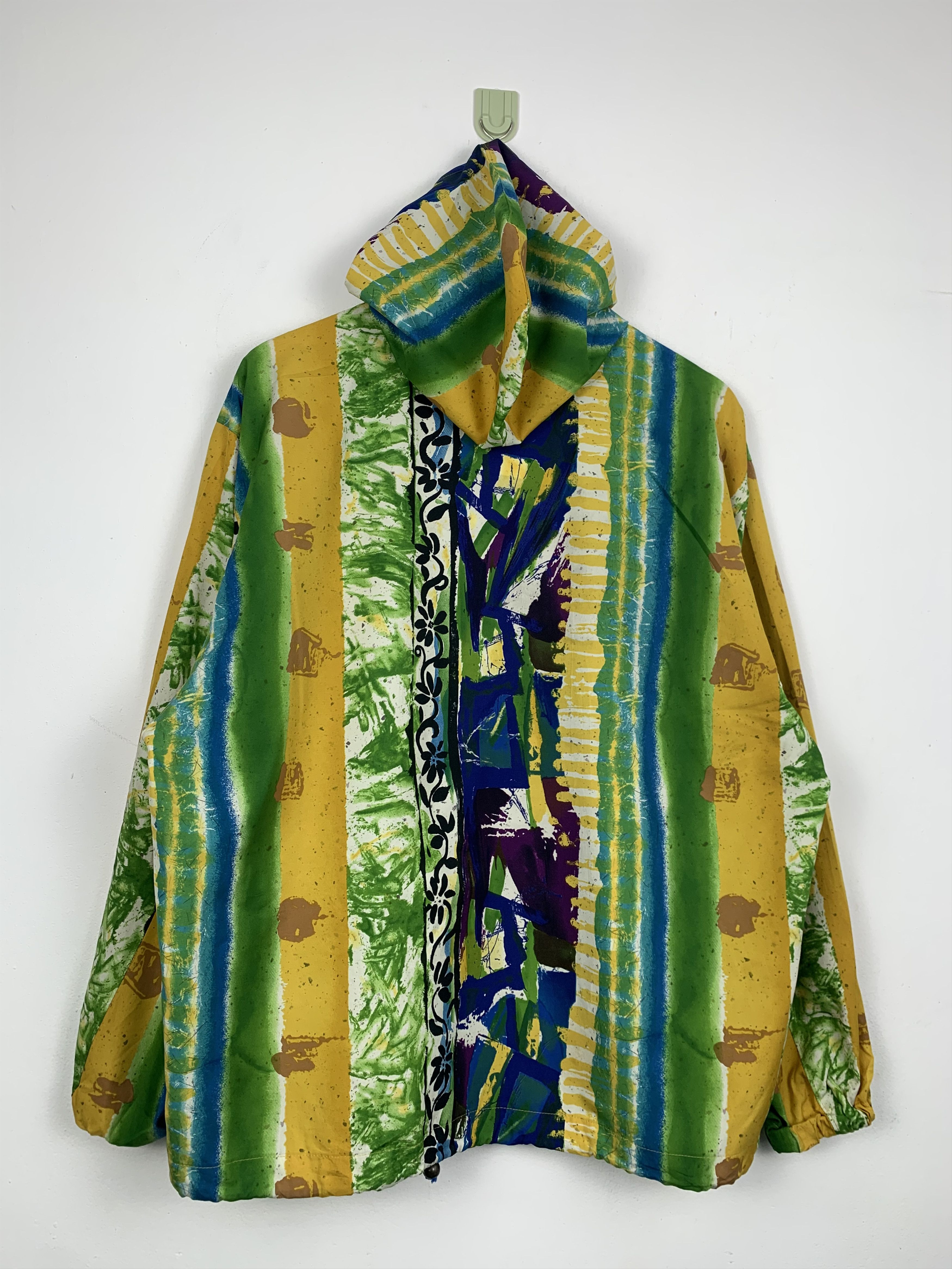 Japanese Brand Vintage Novelty Boroque Art Multicoclour Silk Jacket J1376 Size US L / EU 52-54 / 3 - 3 Thumbnail