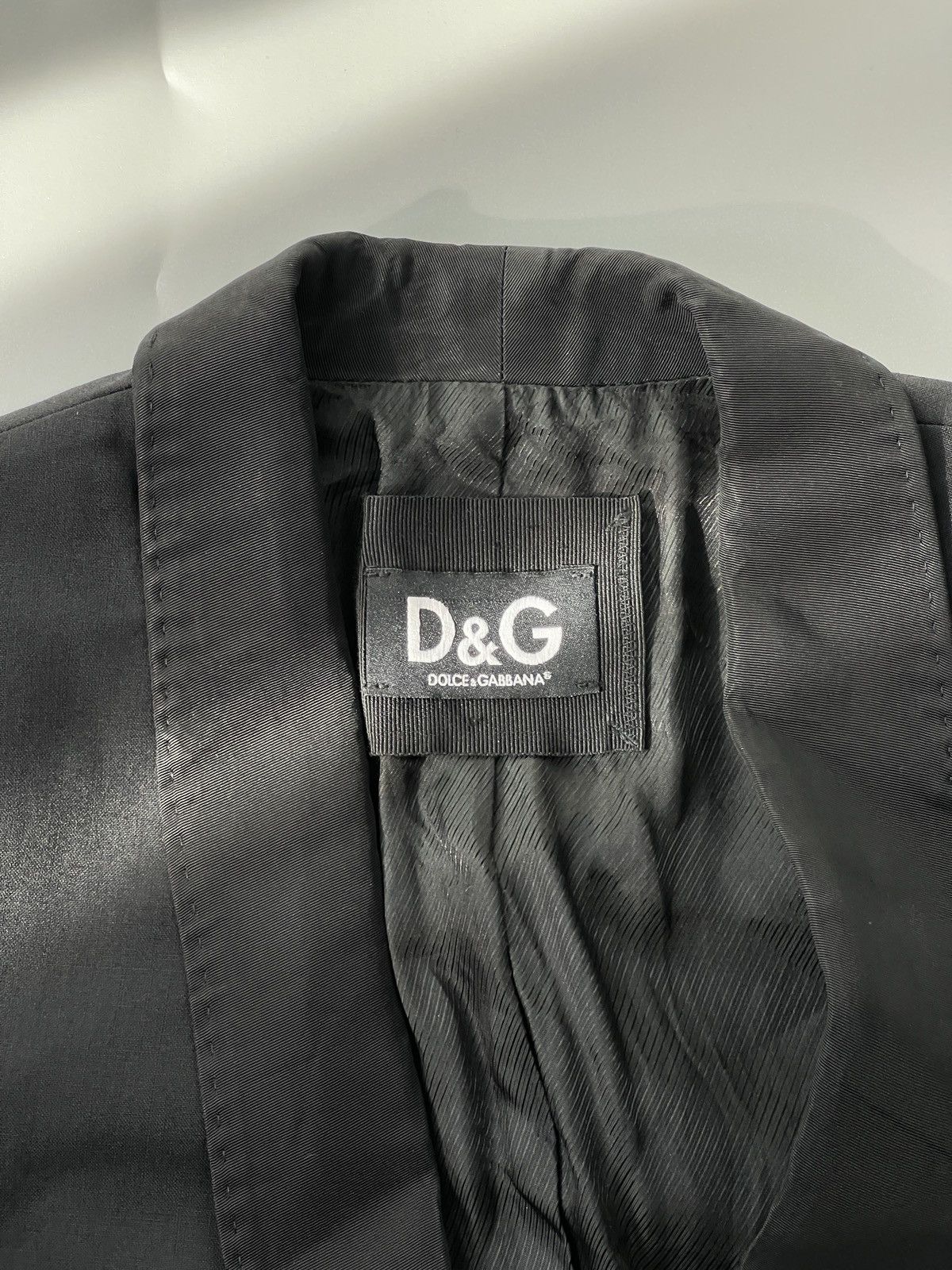 Dolce & Gabbana Dolce & Gabbana Wool Blend 1 Button Blazer (Y0383) Size M / US 6-8 / IT 42-44 - 6 Thumbnail