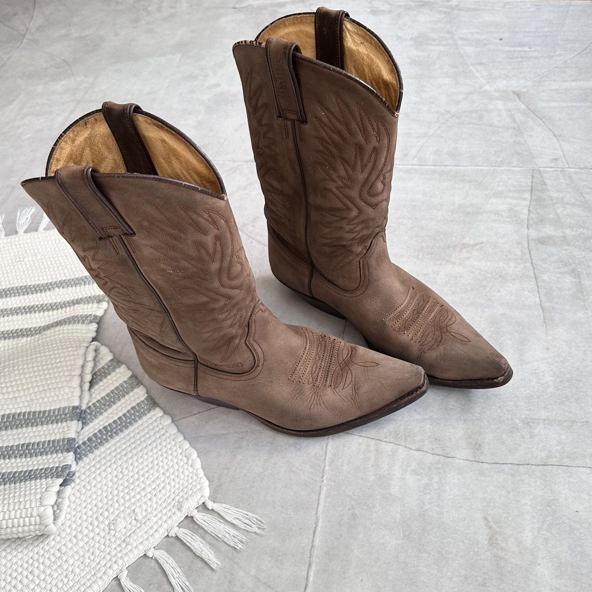 Cowboy Equipment Vintage Sancho Western Cowboy Boots Biker Celine Vibe Size US 9 / EU 42 - 4 Thumbnail