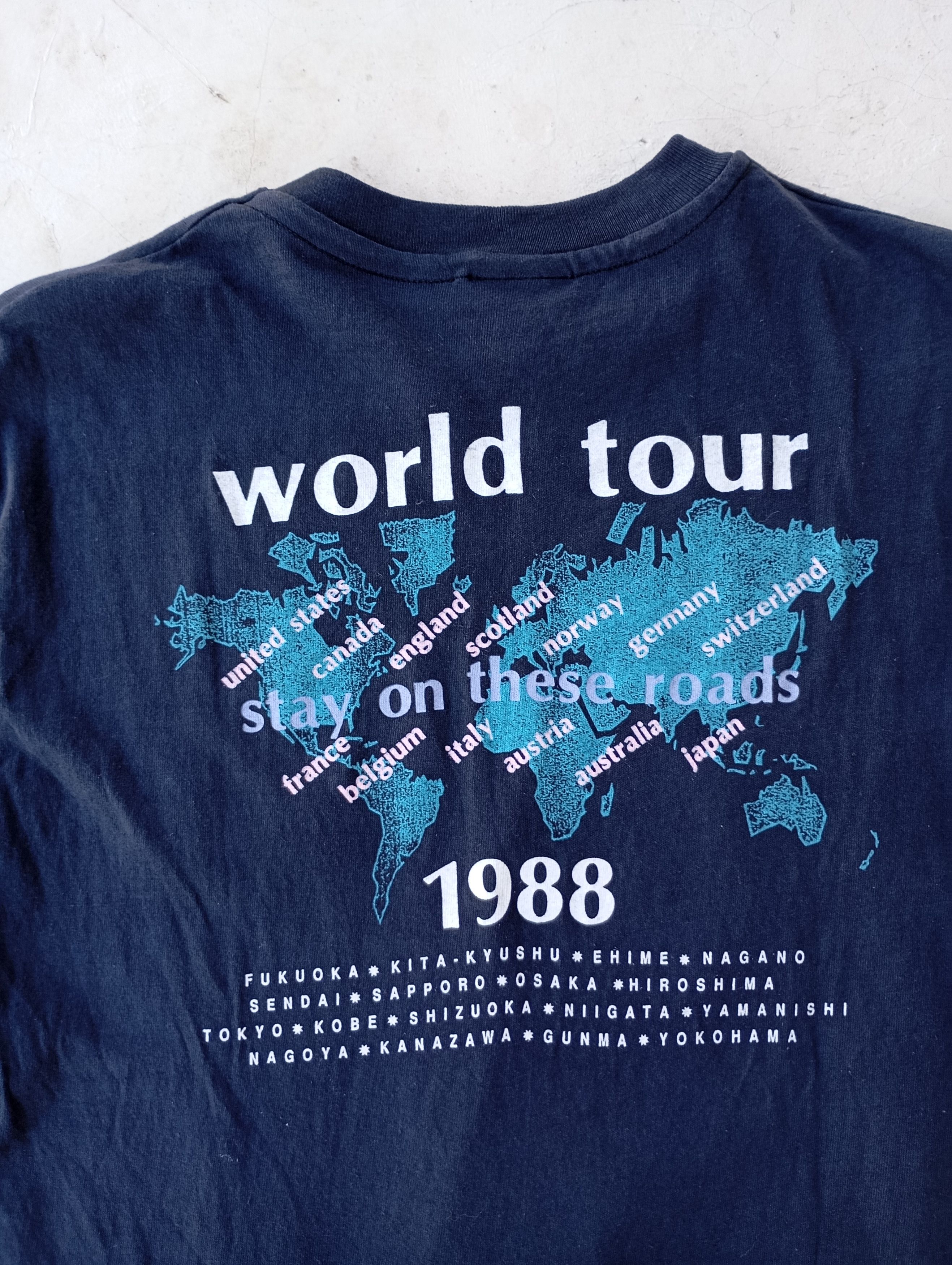 Band Tees × Vintage Vintage 1988 a-ha World Tour T shirts Size US L / EU 52-54 / 3 - 7 Thumbnail