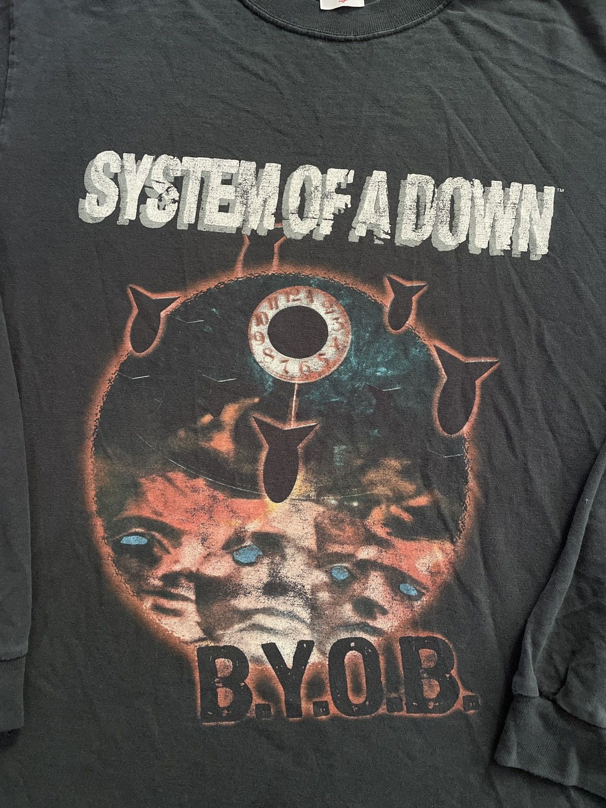 Band Tees × Vintage System Of A Down BYOB North American Tour Tee Shirt Size US S / EU 44-46 / 1 - 2 Thumbnail