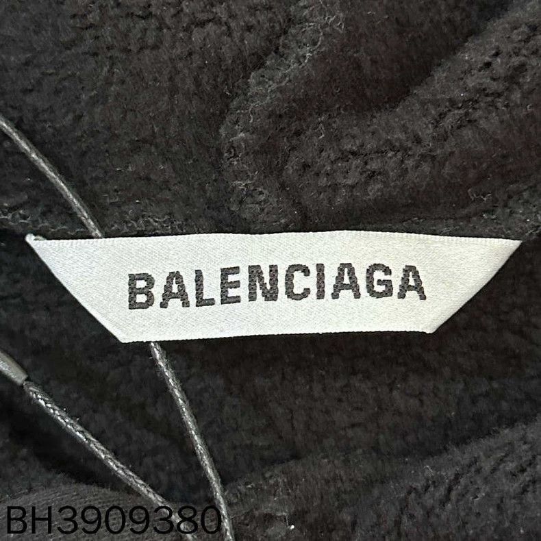 Balenciaga Balenciaga Black Church Print Fleece Hoodie Size US S / EU 44-46 / 1 - 5 Thumbnail