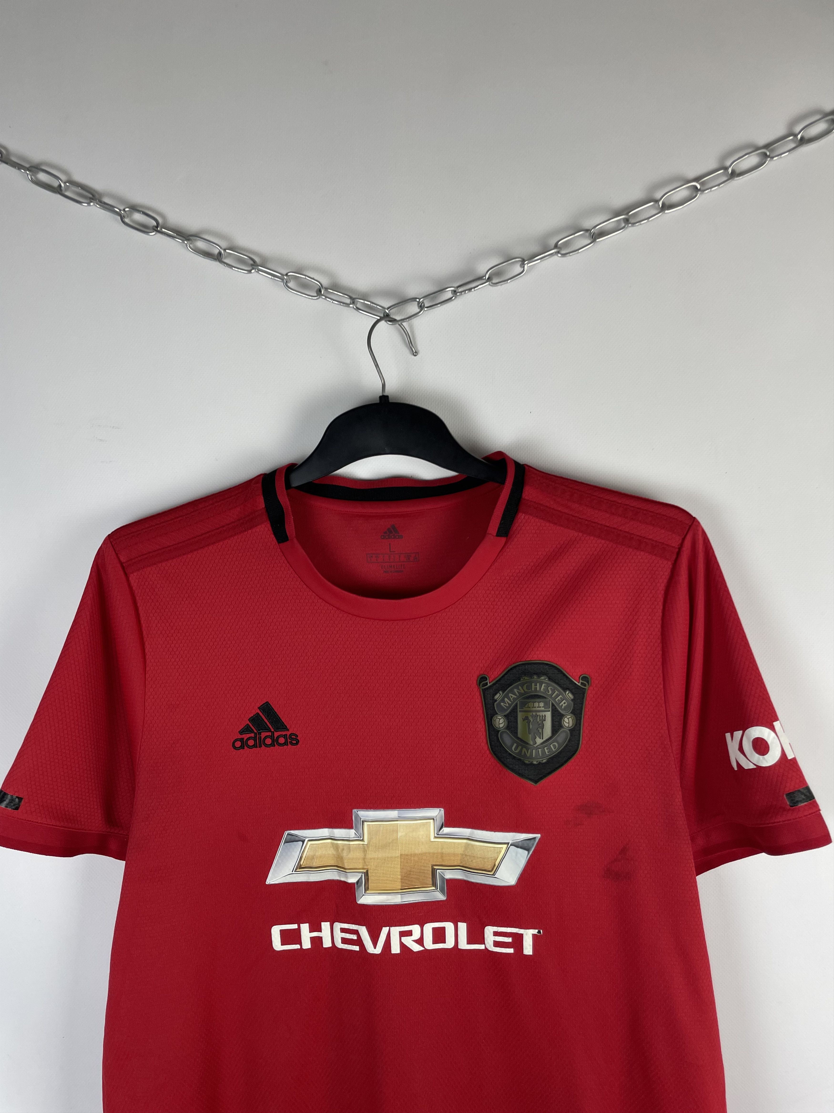 Adidas Vintage Adidas Manchester United Jersey Size US L / EU 52-54 / 3 - 3 Thumbnail