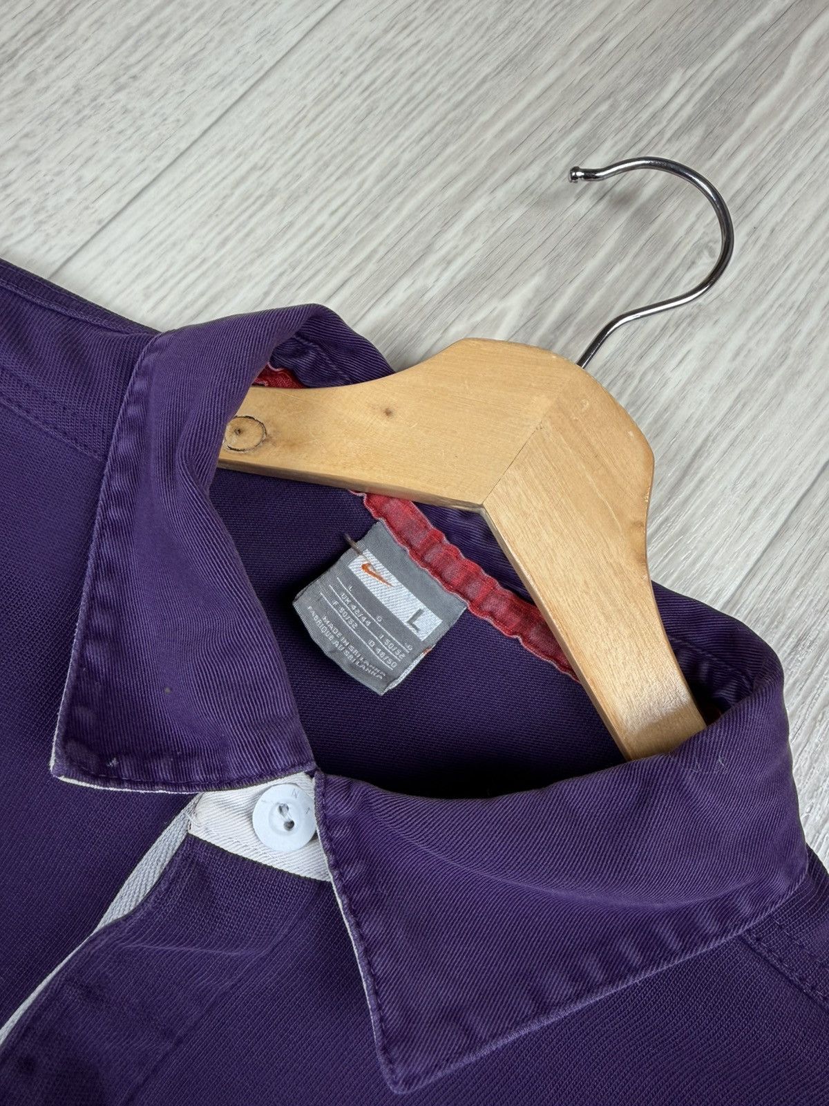 Nike Nike England 2009-2010 Away Longsleeve Rugby Shirt Purple Size US L / EU 52-54 / 3 - 5 Thumbnail