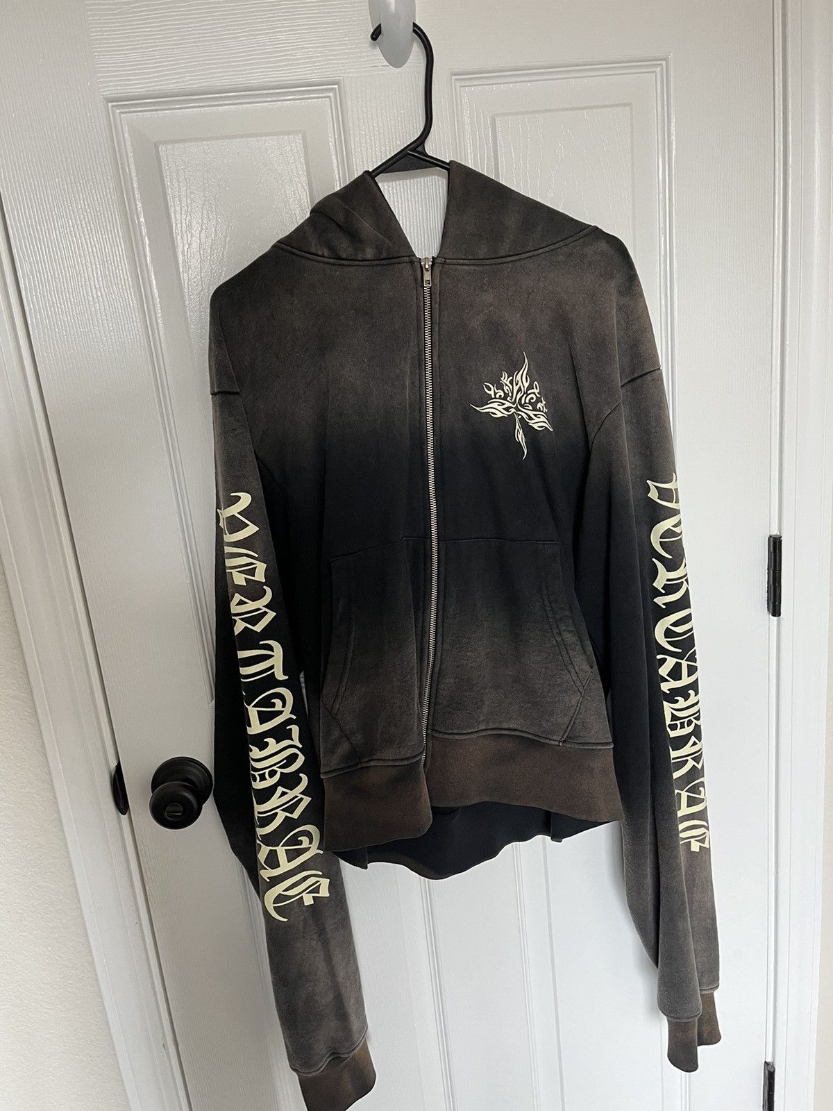 Vertabrae Vertabrae Tattoo Zip up Hoodie | Grailed