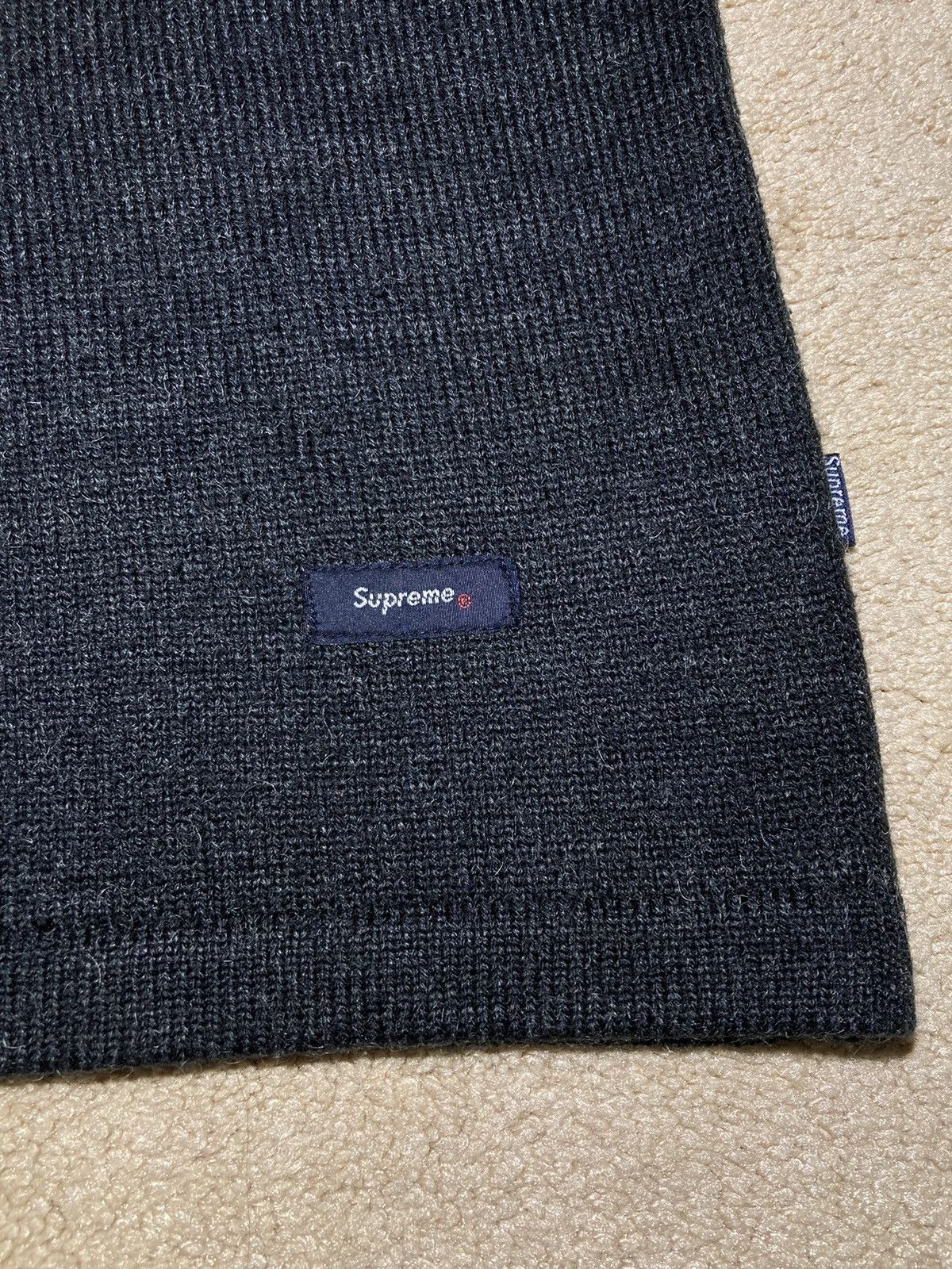 Supreme 2001 Supreme Rhombus Diamond Check Gray Sweater 90s OG 2000s Size US L / EU 52-54 / 3 - 5 Thumbnail