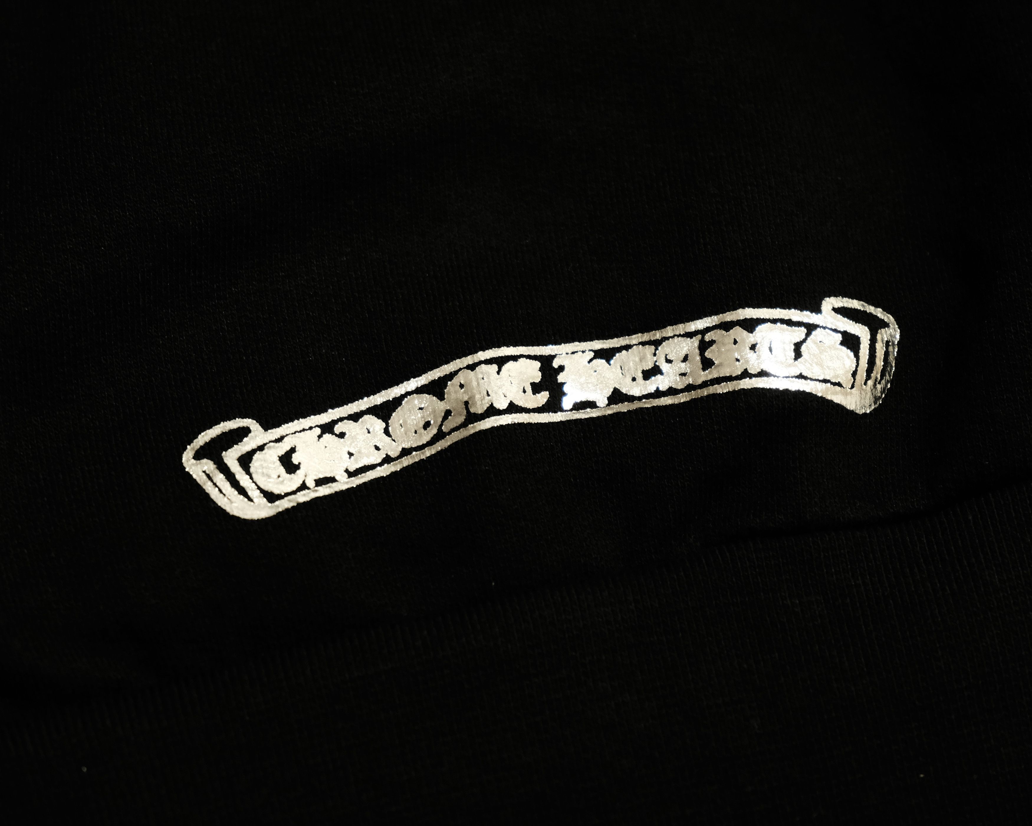 Chrome Hearts Chrome Hearts Exclusive Metallic Vertical Logo Hoodie Size US L / EU 52-54 / 3 - 13 Thumbnail