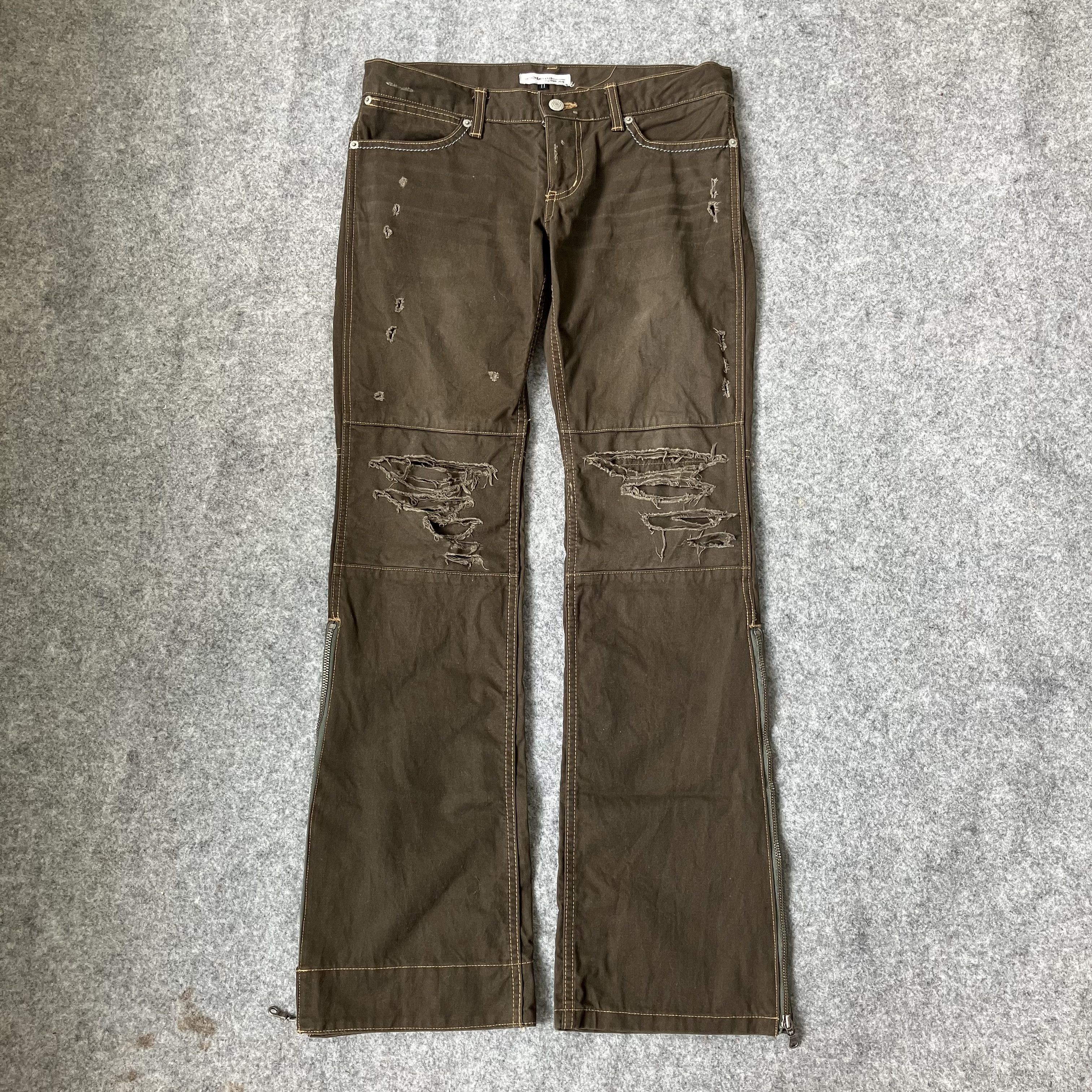 Other Colors by style flare distressed pants Size US 32 / EU 48 - 1 Thumbnail