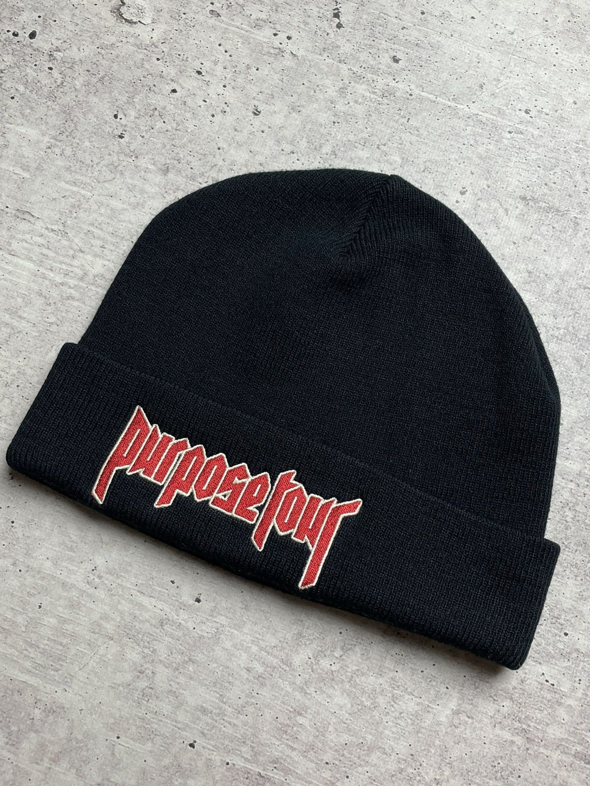 Justin Bieber × Vintage Justin Bieber 2016 Purpose The World Tour Hat Size ONE SIZE - 4 Thumbnail