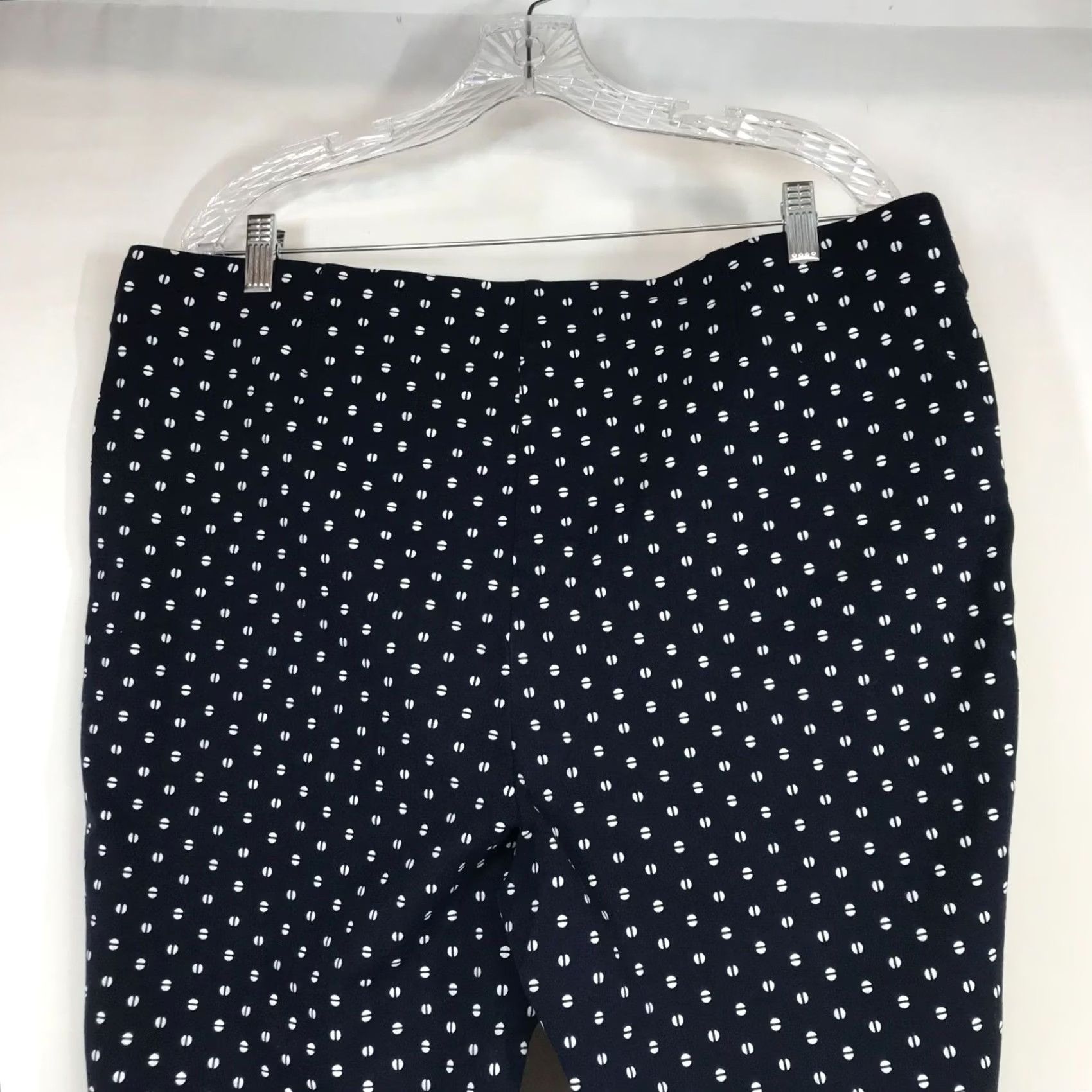 Vintage CHICO'S NAVY ELASTIC WAIST PULL-ON AKLE PANT WOMEN'S 3 Size 26" / US 2 / IT 38 - 5 Thumbnail