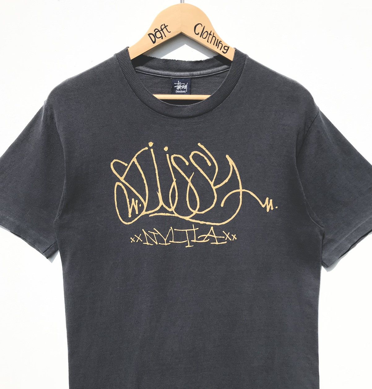 Stussy × Vintage 💥Distressed💥Vintage Stussy NYLTLA Shirt Stussy Skateboard Size US M / EU 48-50 / 2 - 9 Thumbnail
