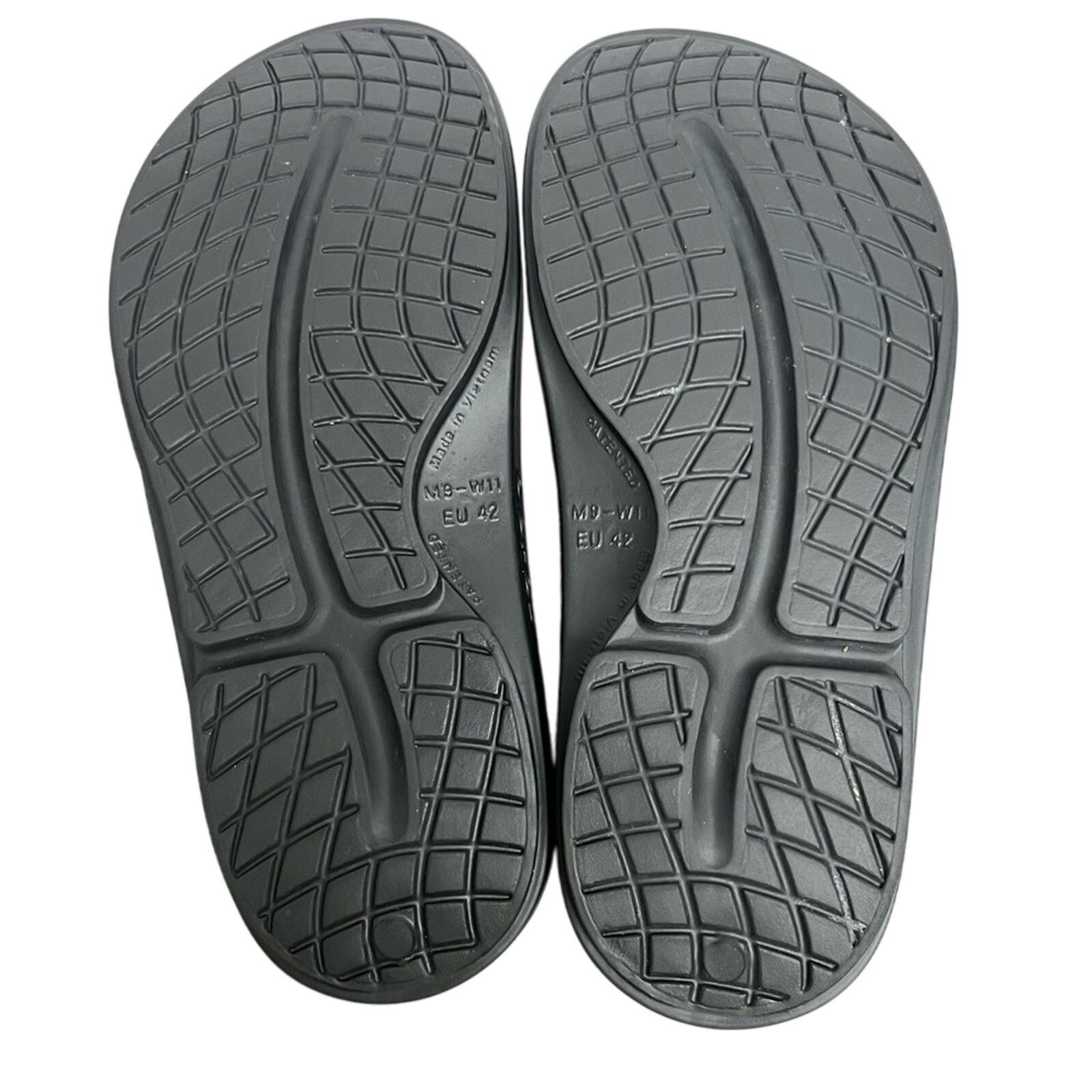 OOF Wear OOFOS OOahh Sport Recovery Black Slide Sandal W11 Men's 9 Size US 9 / EU 42 - 7 Thumbnail
