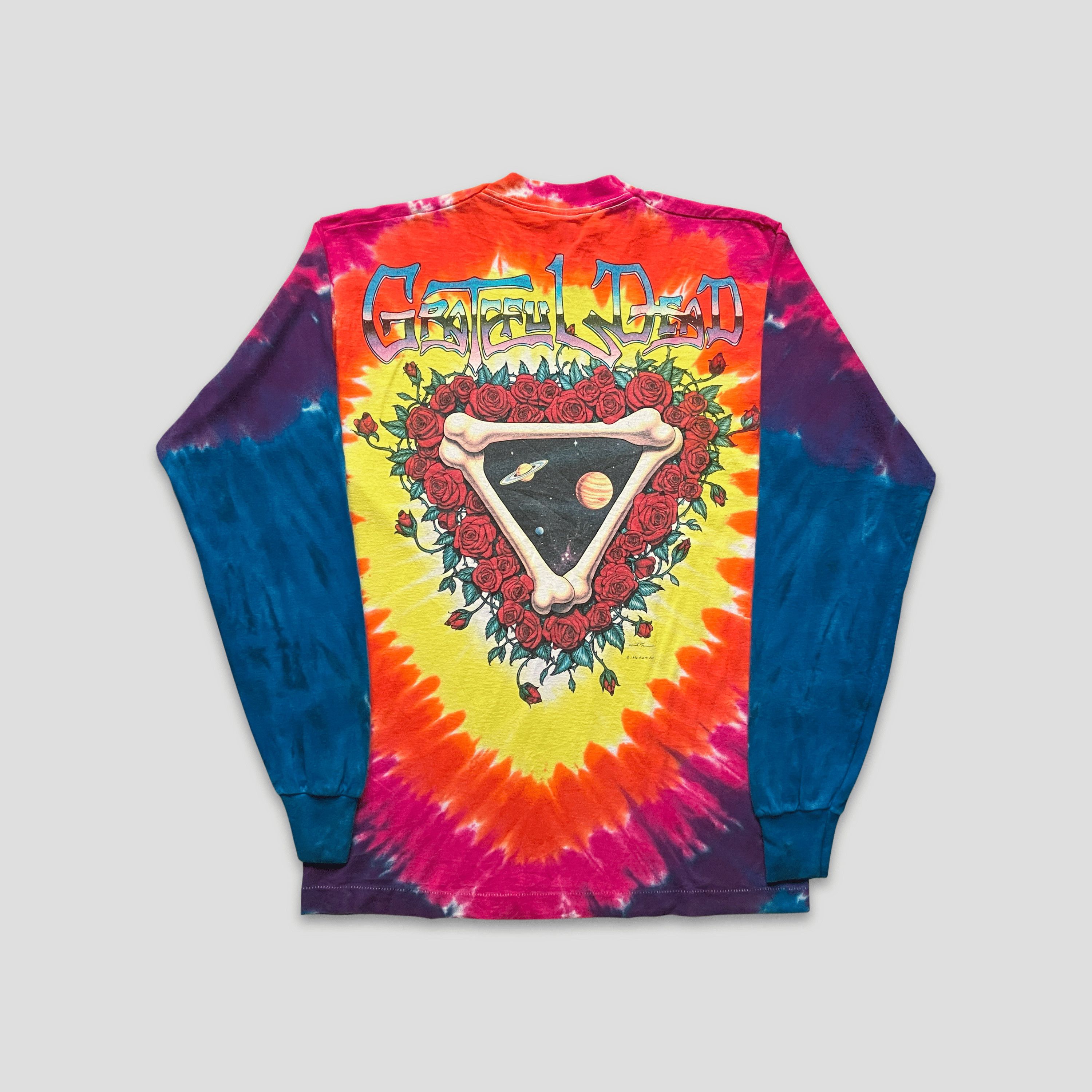 Band Tees × Grateful Dead × Vintage Vintage 1992 Grateful Dead Space Your Face L/S T-Shirt Size US L / EU 52-54 / 3 - 4 Thumbnail