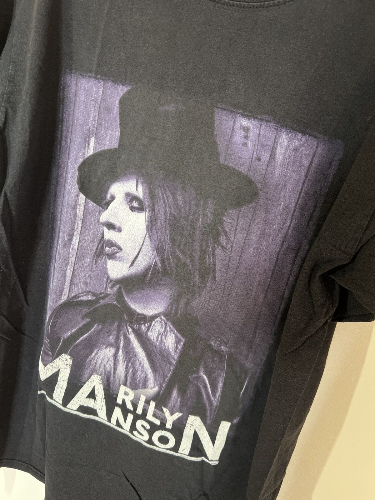 Band Tees rare vintage Marilyn Manson hat early 00s Size US L / EU 52-54 / 3 - 2 Thumbnail