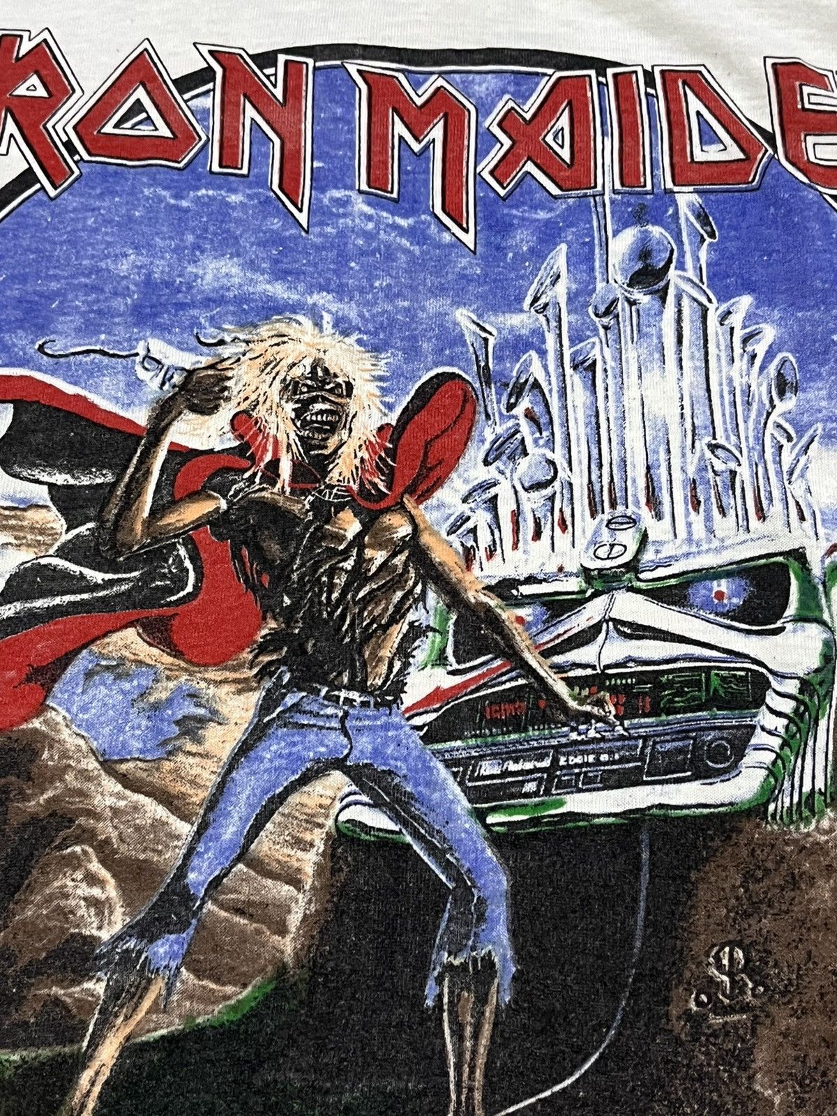Band Tees × Iron Maiden Vintage 80s made in usa iron maiden opera tshirt Size US M / EU 48-50 / 2 - 6 Thumbnail