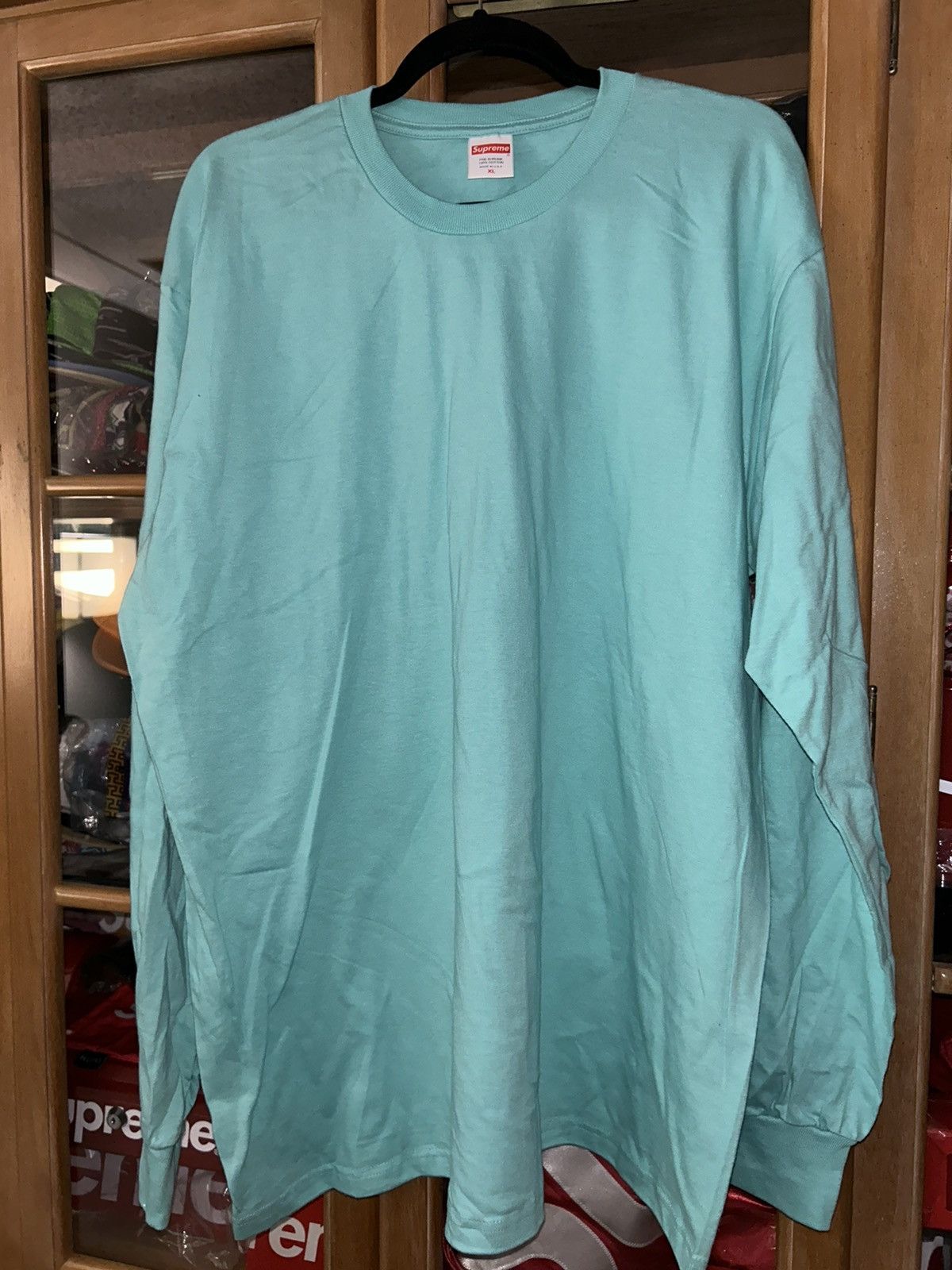 Supreme Supreme Blank L/S Tee Shirt Long Sleeve T/Shirt size XL NEW Size US XL / EU 56 / 4 - 1 Thumbnail