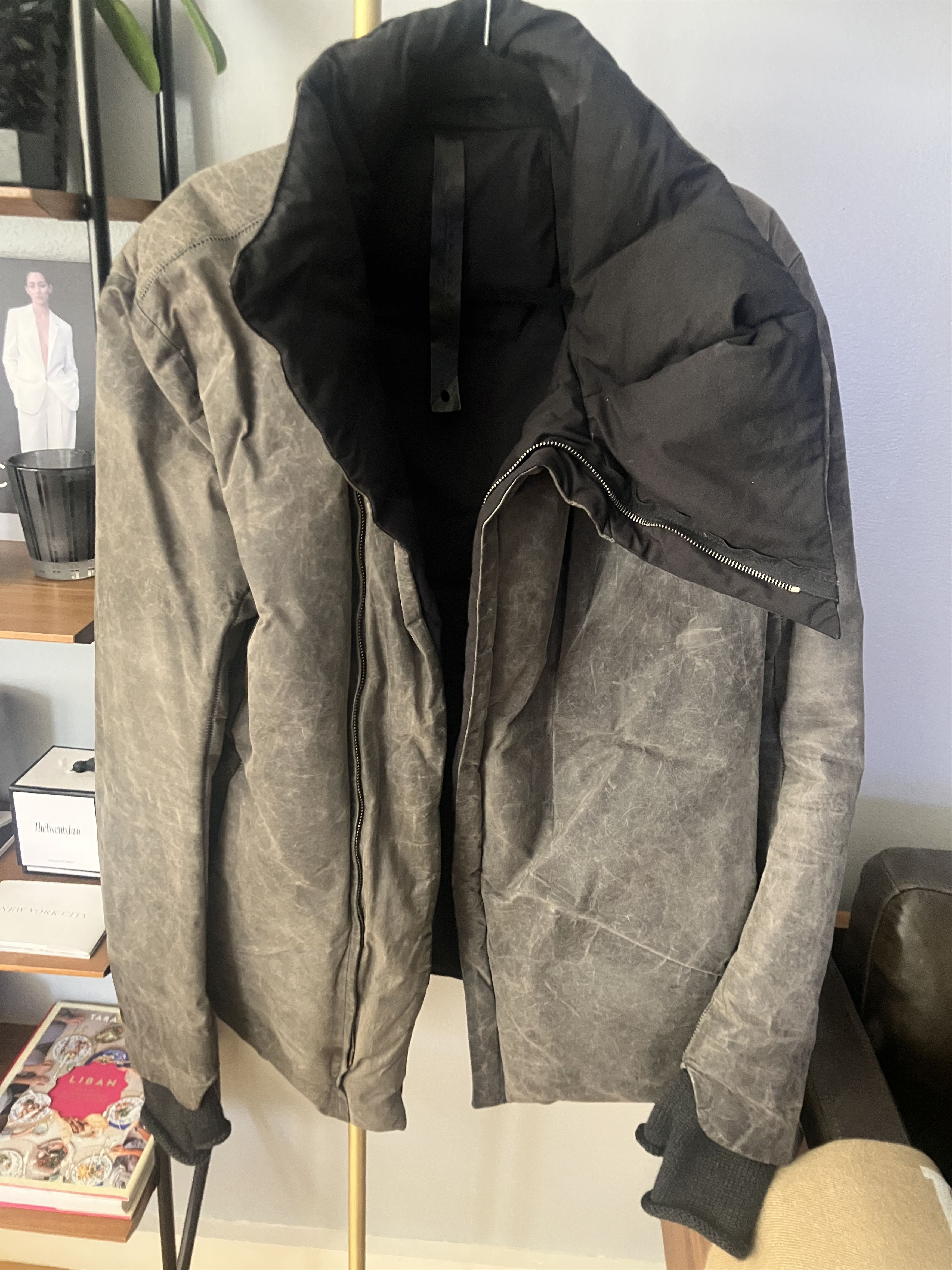 Isaac Sellam Experience Mid length Leather High collar leather puffer Size US L / EU 52-54 / 3 - 1 Thumbnail