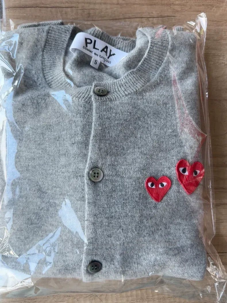 Comme des Garcons Comme Des Garcons Knitted Cardigan Light Gray Large and Sm Size S / US 4 / IT 40 - 4 Thumbnail