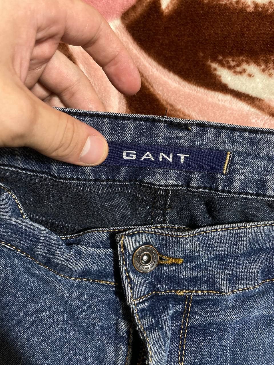 Gant Men Jeans Denim Pants Trousers Straight Regular Fit Size US 32 / EU 48 - 2 Thumbnail