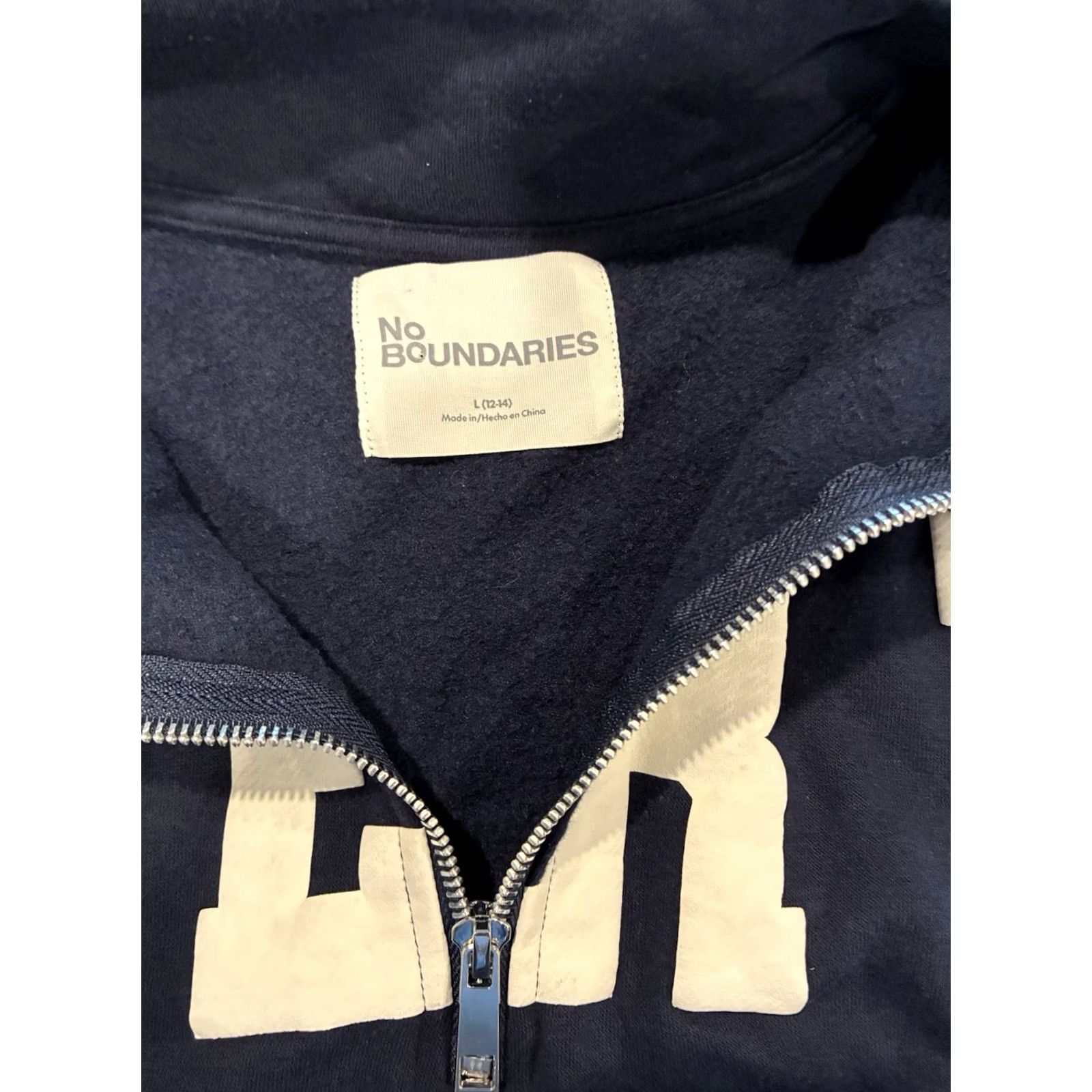 Vintage No Boundaries Sweater Mens L Blue Quarter Zip Mock Neck Pullover Size US L / EU 52-54 / 3 - 4 Thumbnail