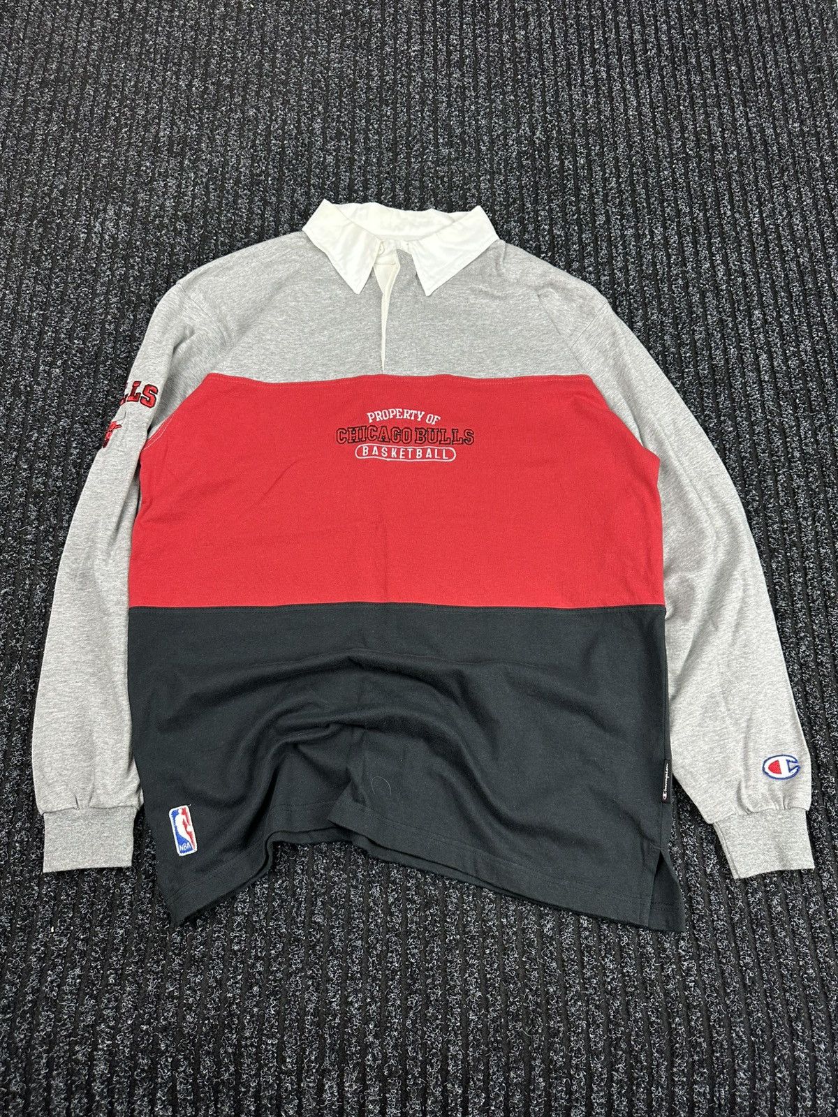 Champion Vintage Champion Chicago Bulls Basketball NBA Rugby Shirt Size US L / EU 52-54 / 3 - 1 Thumbnail
