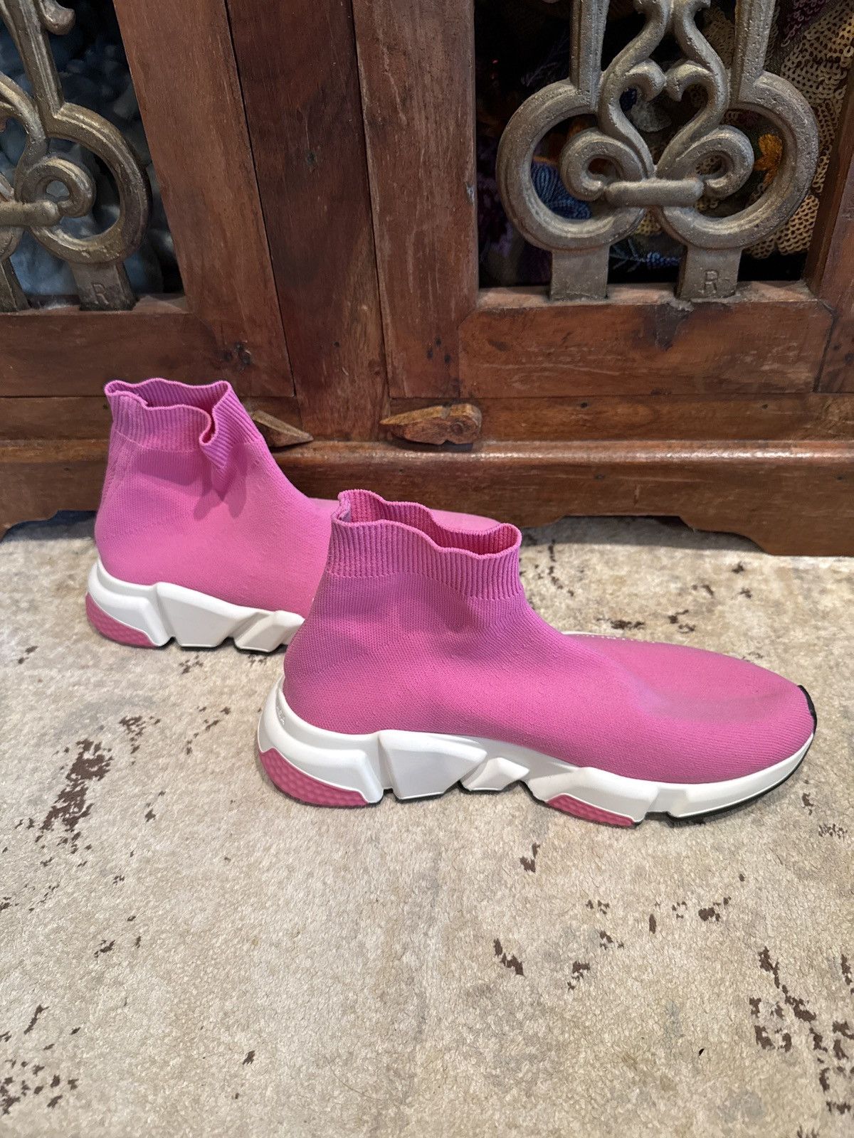 Balenciaga Balenciaga slip on pink shoes Size US 8 / IT 38 - 4 Thumbnail