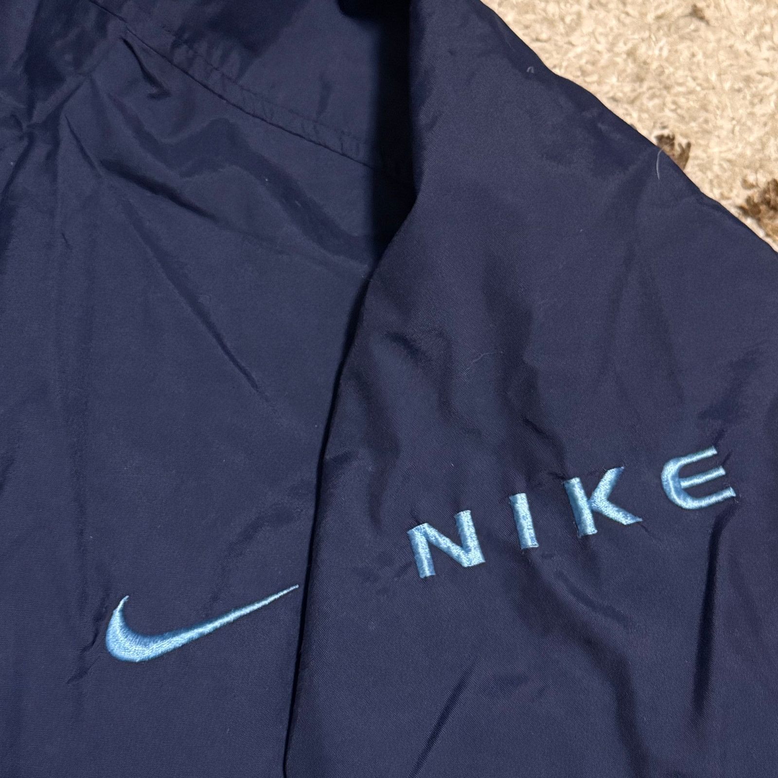 Nike × Vintage Vintage Nike Reversible Jacket Size XL Fleece Navy/Blue Y2K Size US XL / EU 56 / 4 - 6 Thumbnail